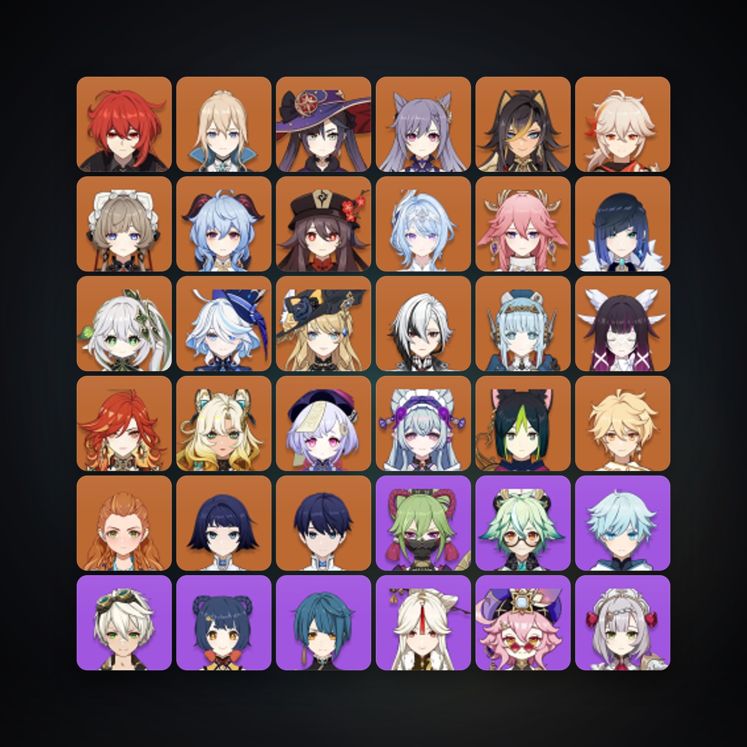 Genshin Impact | AR 60 | 73 Chars | 23× 5★ — Genshin / miHoYo Account — HabibiAccounts