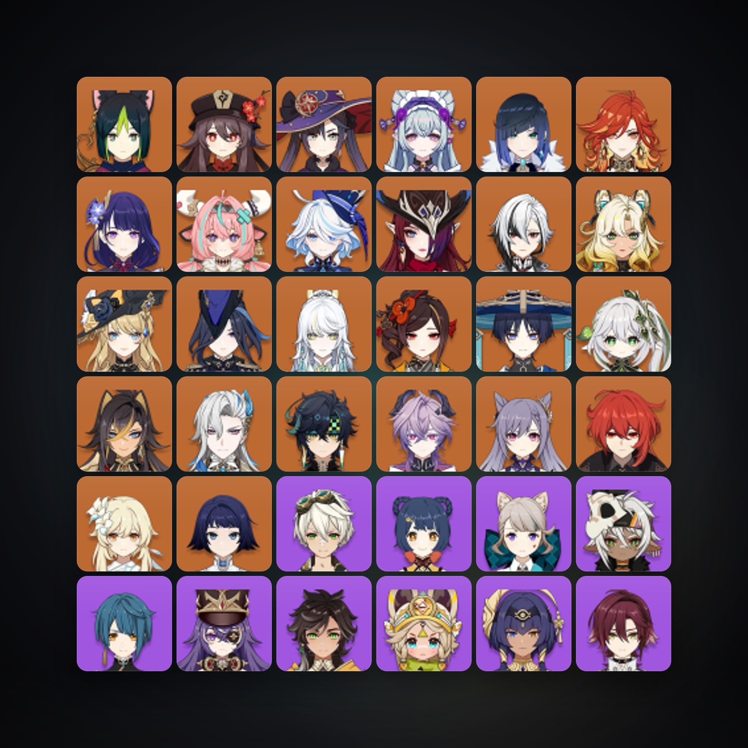 Genshin Impact | AR 59 | 74 Chars | 24× 5★ — HabibiAccounts