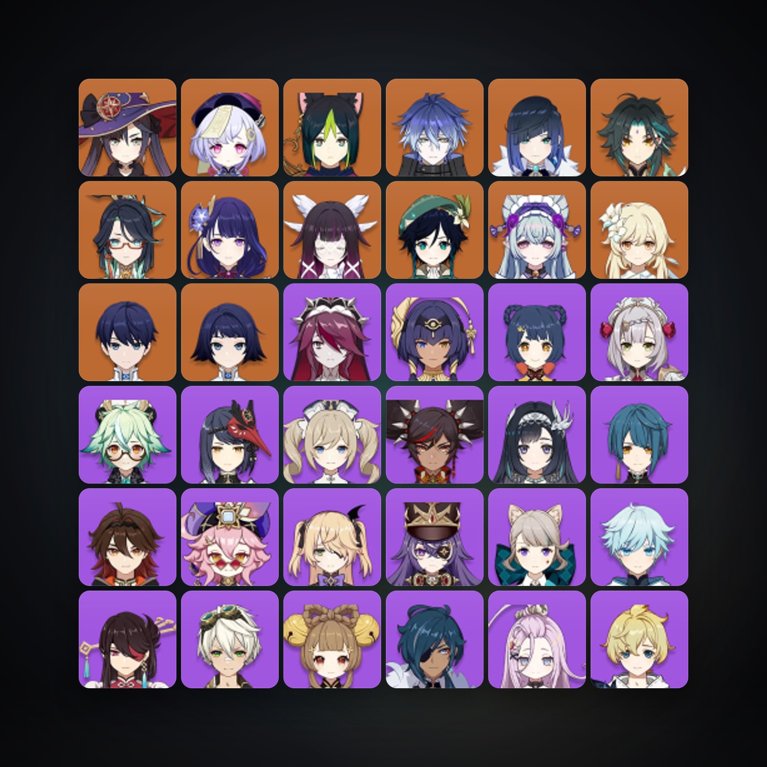 Genshin Impact | AR 56 | 51 Chars | 11× 5★ — Genshin / miHoYo Account — HabibiAccounts