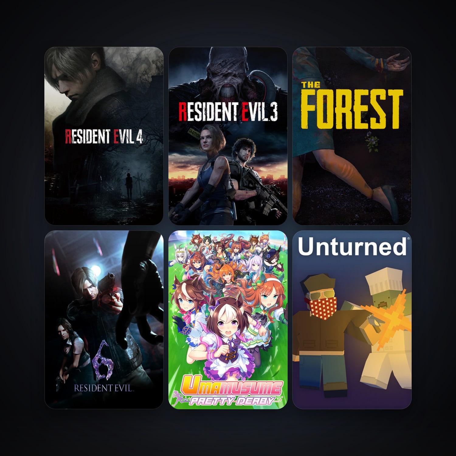 Resident Evil 5 + RaceRoom Racing Experience, 22 games, clean — HabibiAccounts