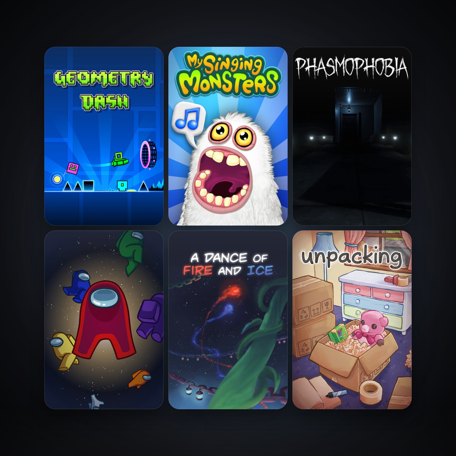 Geometry Dash + Parkitect, 12 games, clean — HabibiAccounts