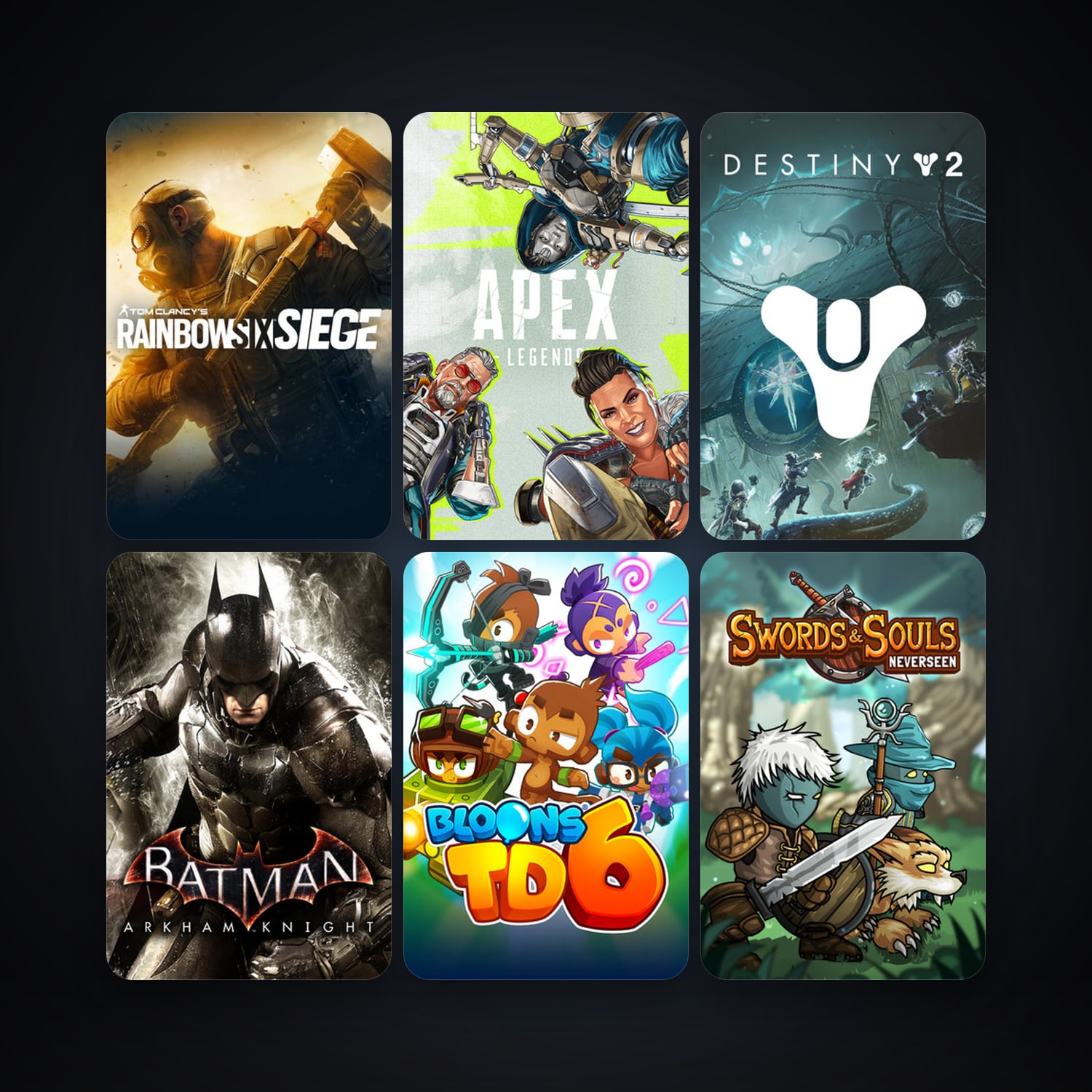 Batman: Arkham Knight + Warframe, 51 games, clean — HabibiAccounts