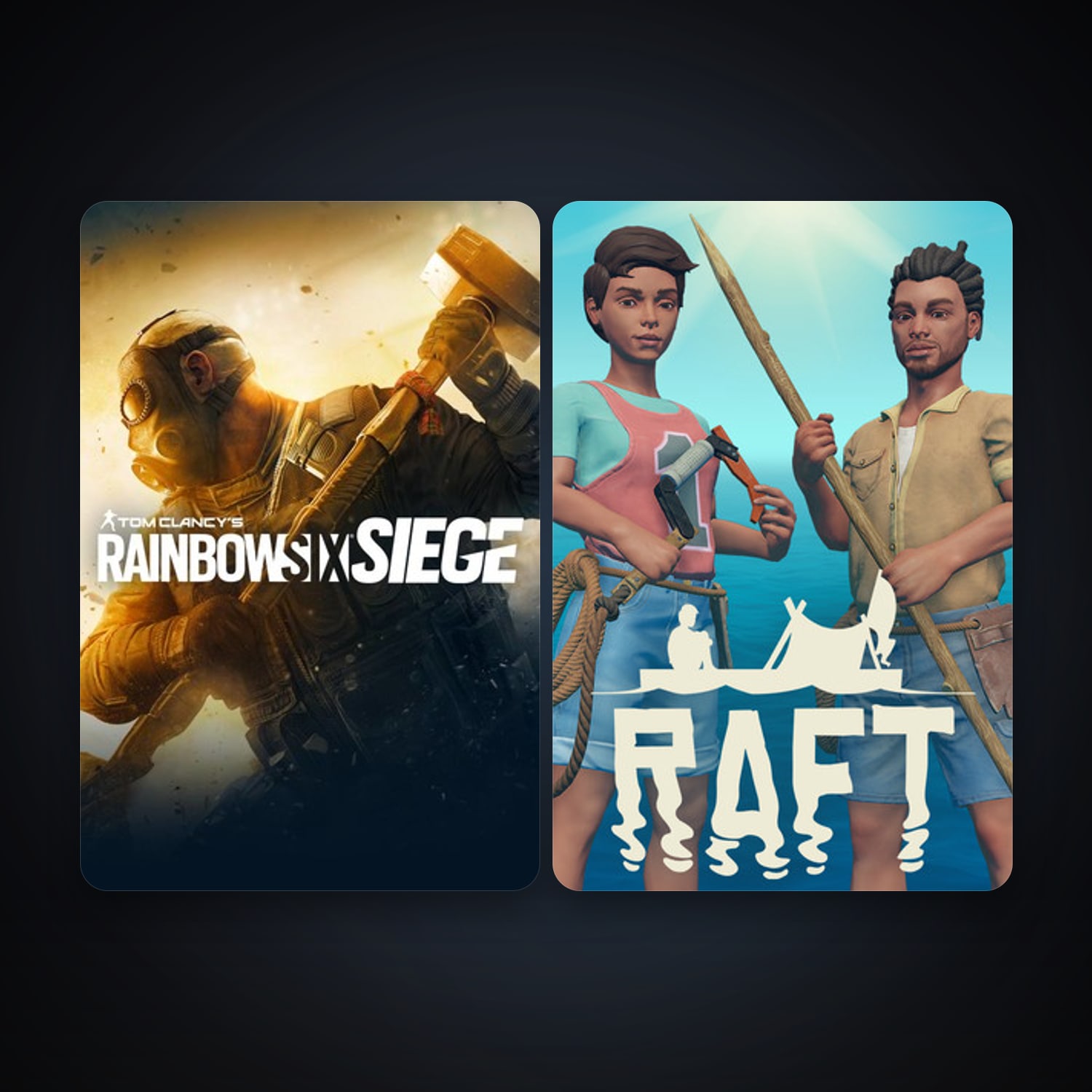 Tom Clancy's Rainbow Six Siege + Raft, 4 games, clean — HabibiAccounts