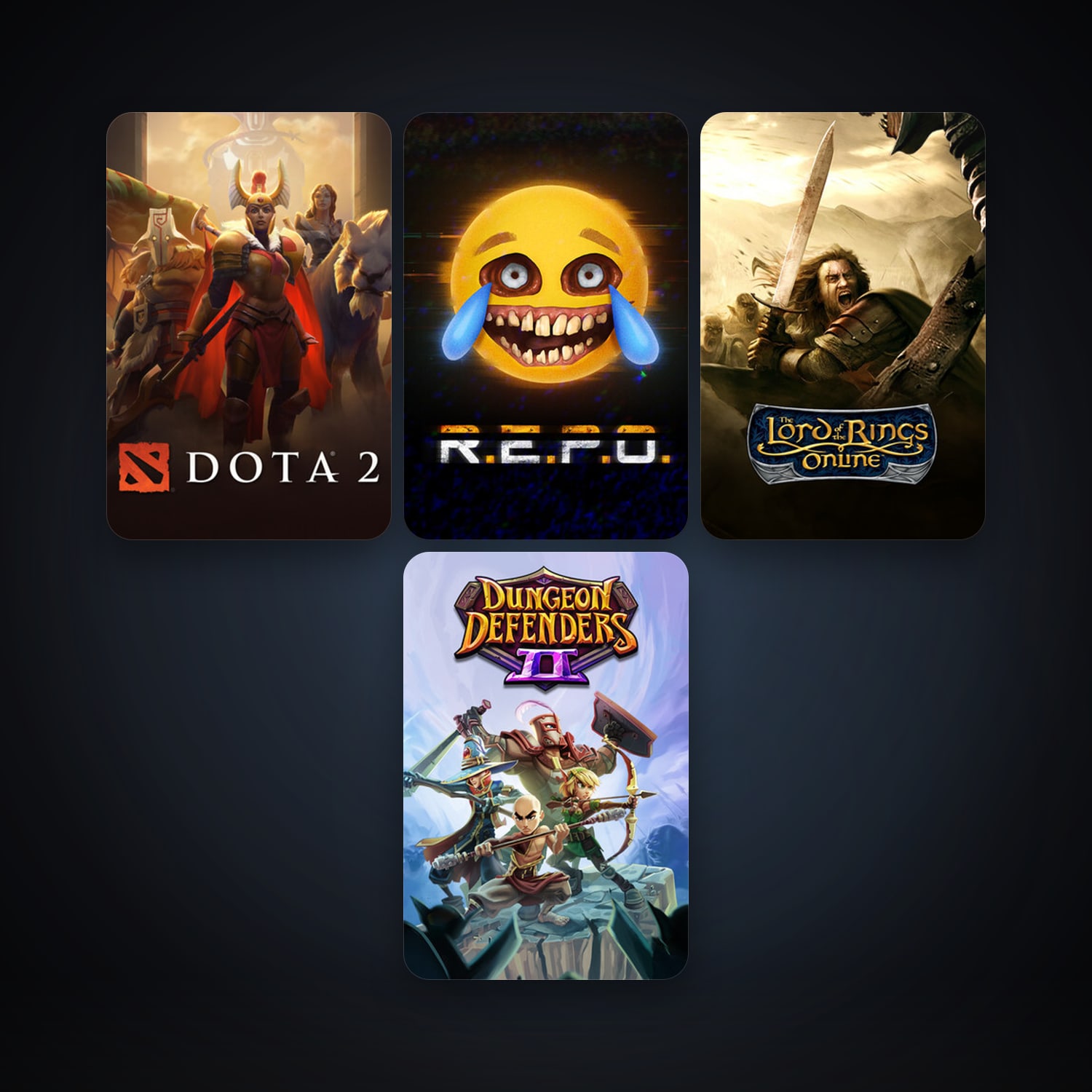 Dota 2 + The Lord of the Rings Online, 11 games, clean — HabibiAccounts