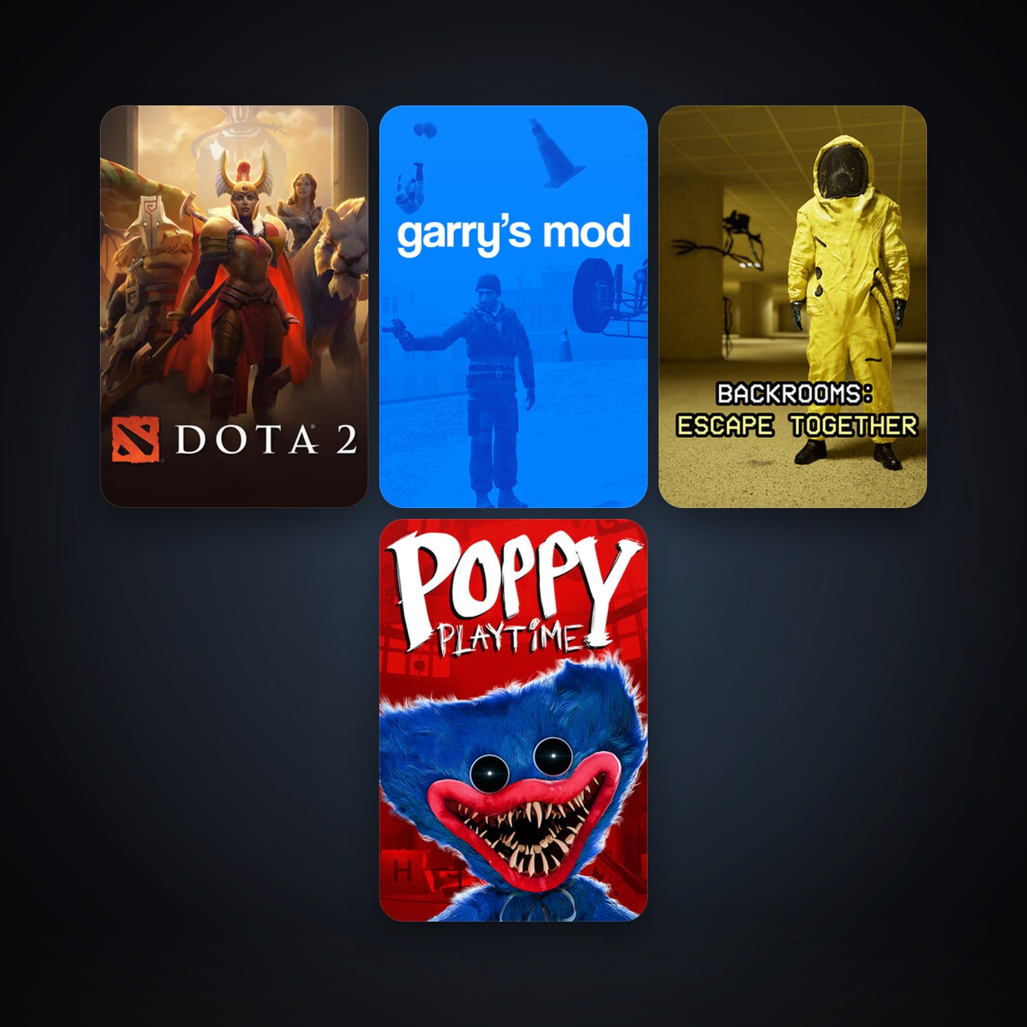 Dota 2 + Garry's Mod, 10 games, clean — HabibiAccounts