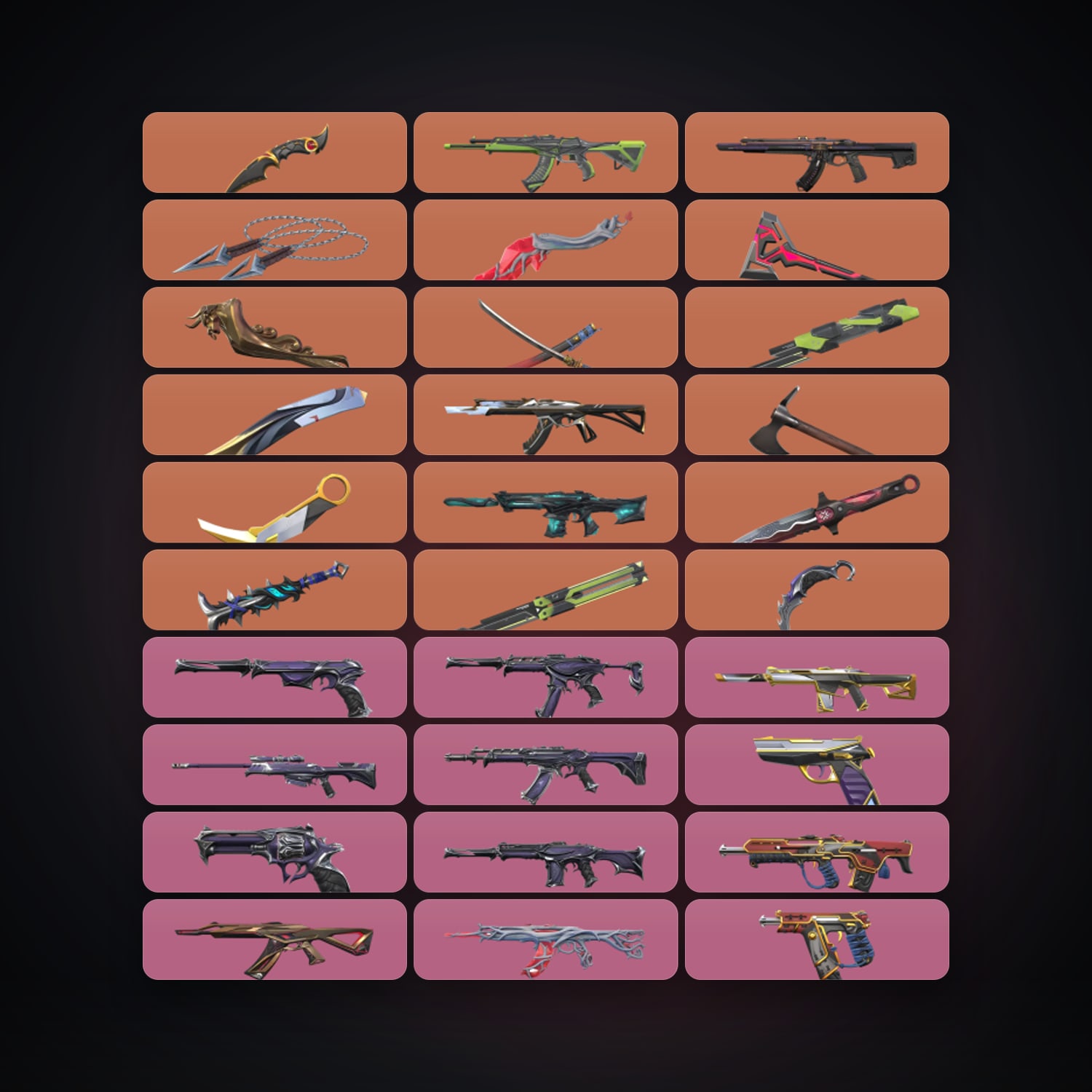 EU Diamond 1 locker — 14 knives, 110 skins, lvl 352 — HabibiAccounts