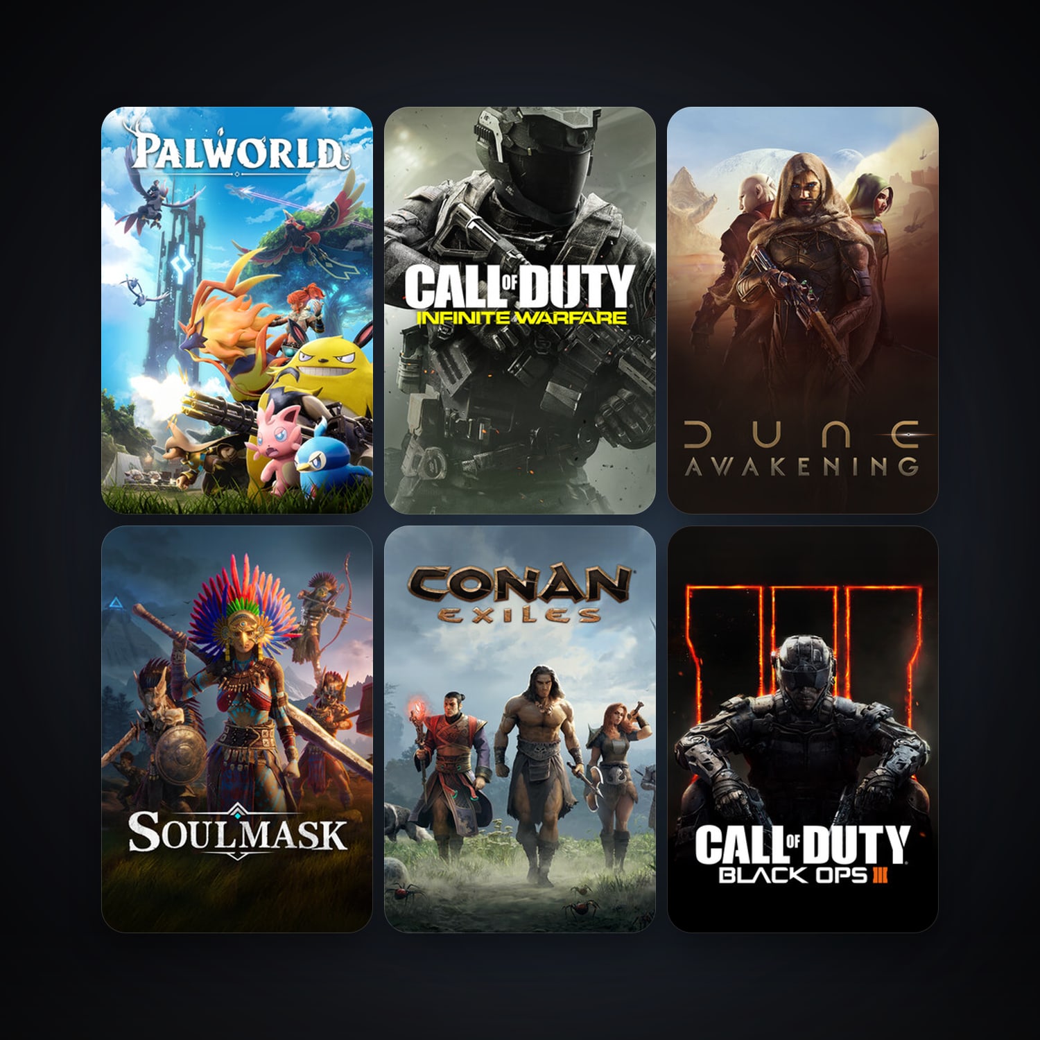 Call of Duty: Infinite Warfare + Call of Duty: Black Ops III, 50 games, clean — HabibiAccounts