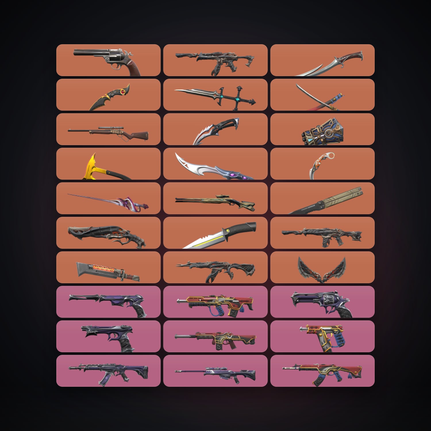 BR Diamond 2 locker — 14 knives, 171 skins, lvl 411 — HabibiAccounts