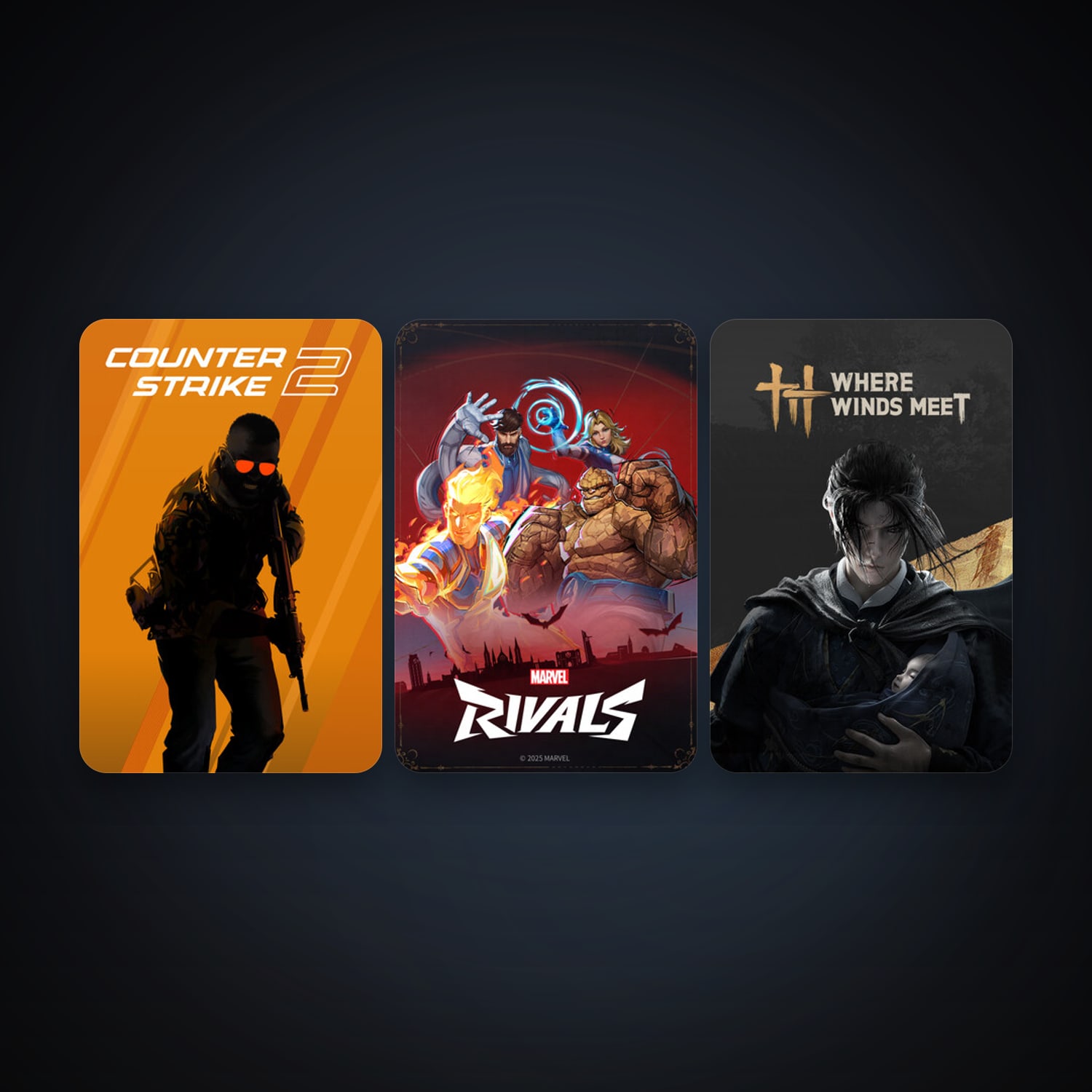 CS2 Prime + Marvel Rivals, 5 games, clean — HabibiAccounts