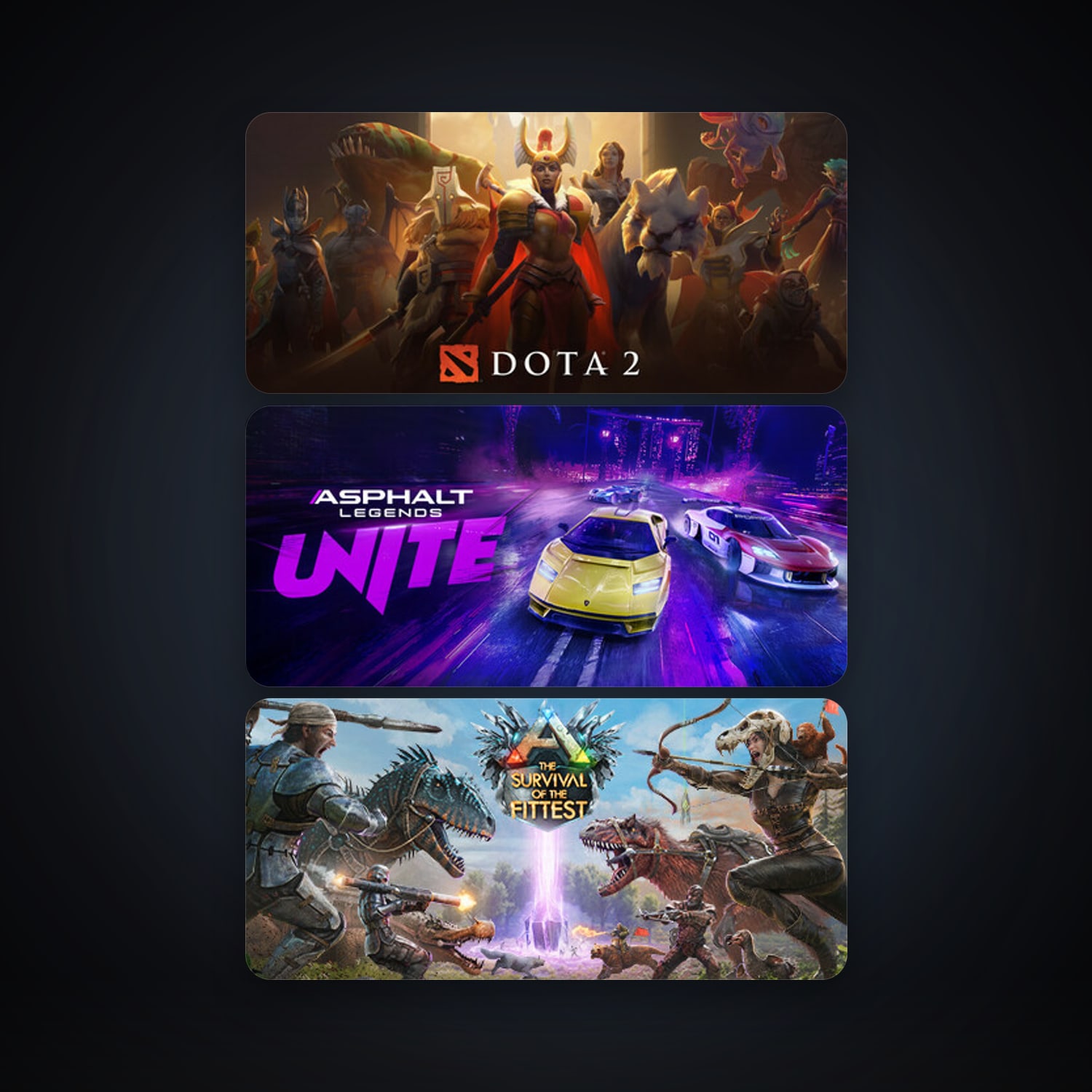 Dota 2 + ARK: The Survival Of The Fittest, 9 games, clean — HabibiAccounts