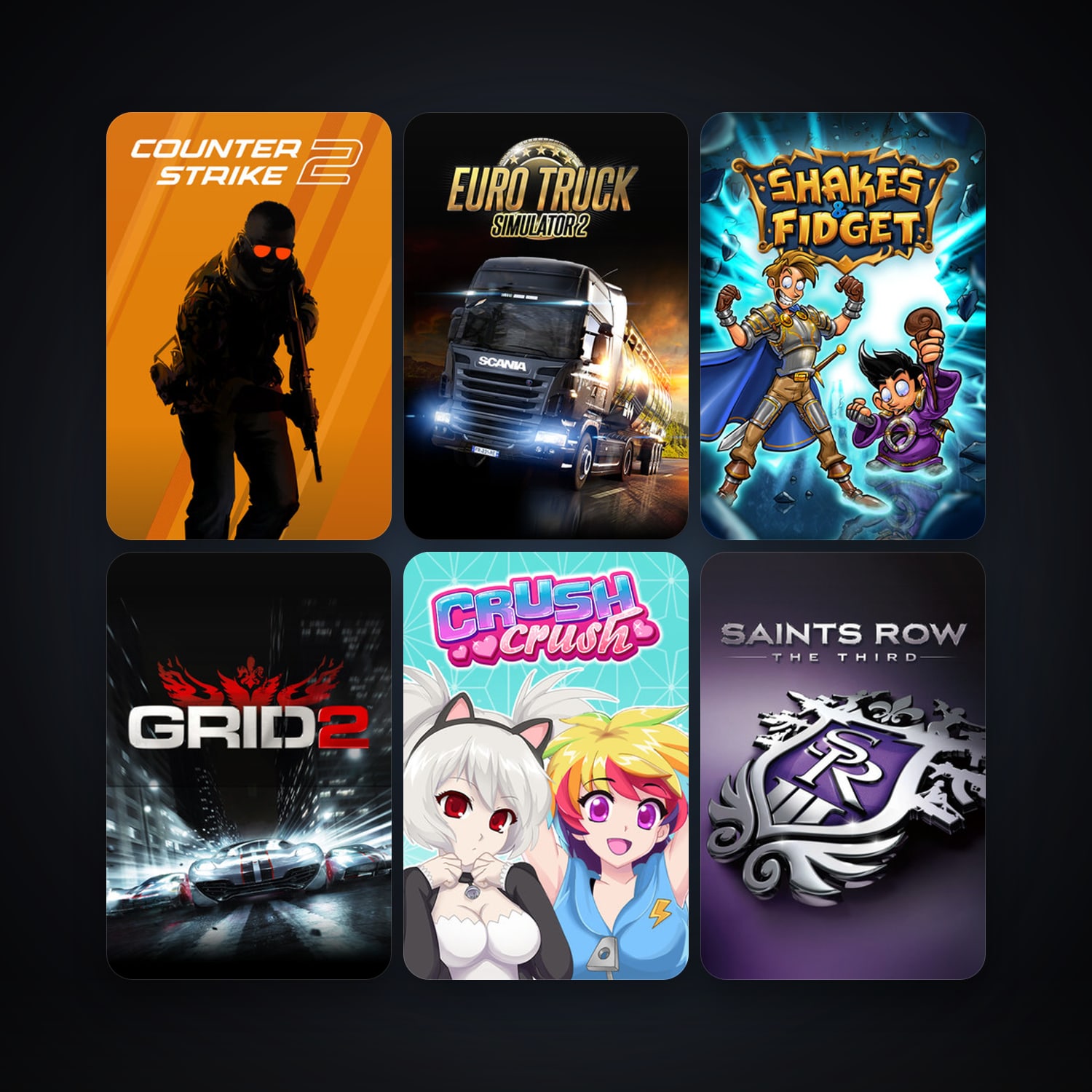 CS2 Prime + GRID 2, 11 games, clean — HabibiAccounts