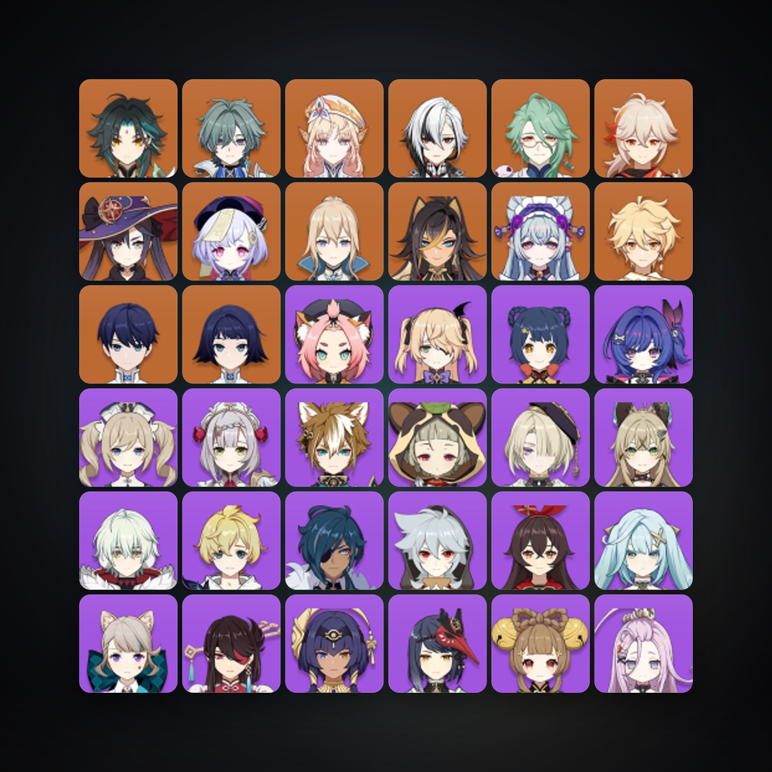 Genshin Impact | AR 55 | 51 Chars | 11× 5★ — Genshin / miHoYo Account — HabibiAccounts