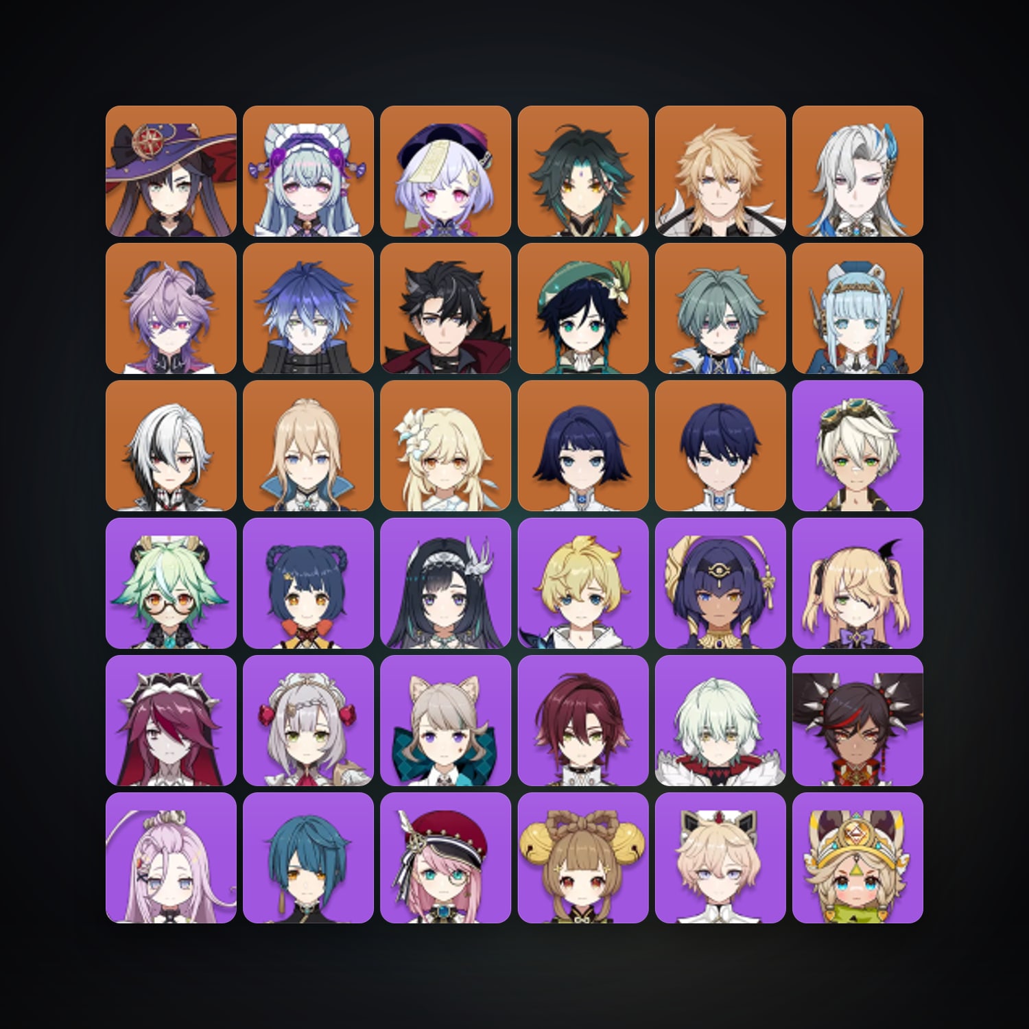 Genshin Impact | AR 58 | 62 Chars | 14× 5★ — Genshin / miHoYo Account — HabibiAccounts