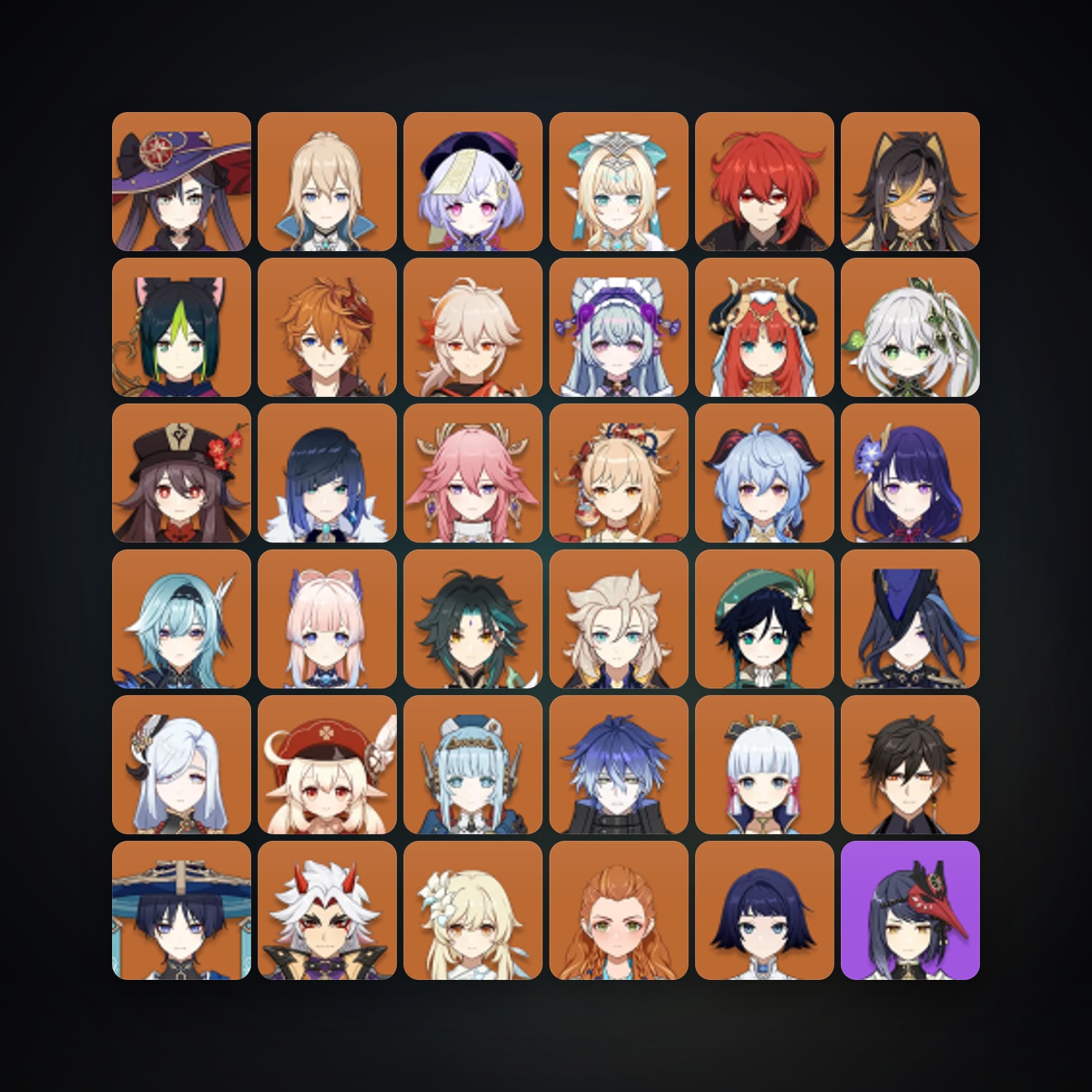 Genshin Impact | AR 60 | 76 Chars | 32× 5★ — Genshin / miHoYo Account — HabibiAccounts