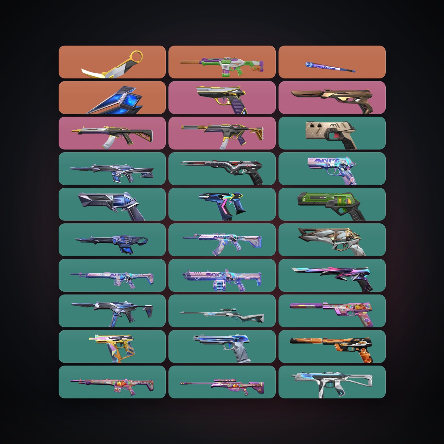 AP Silver 2 locker — 3 knives, 42 skins, lvl 222 — HabibiAccounts
