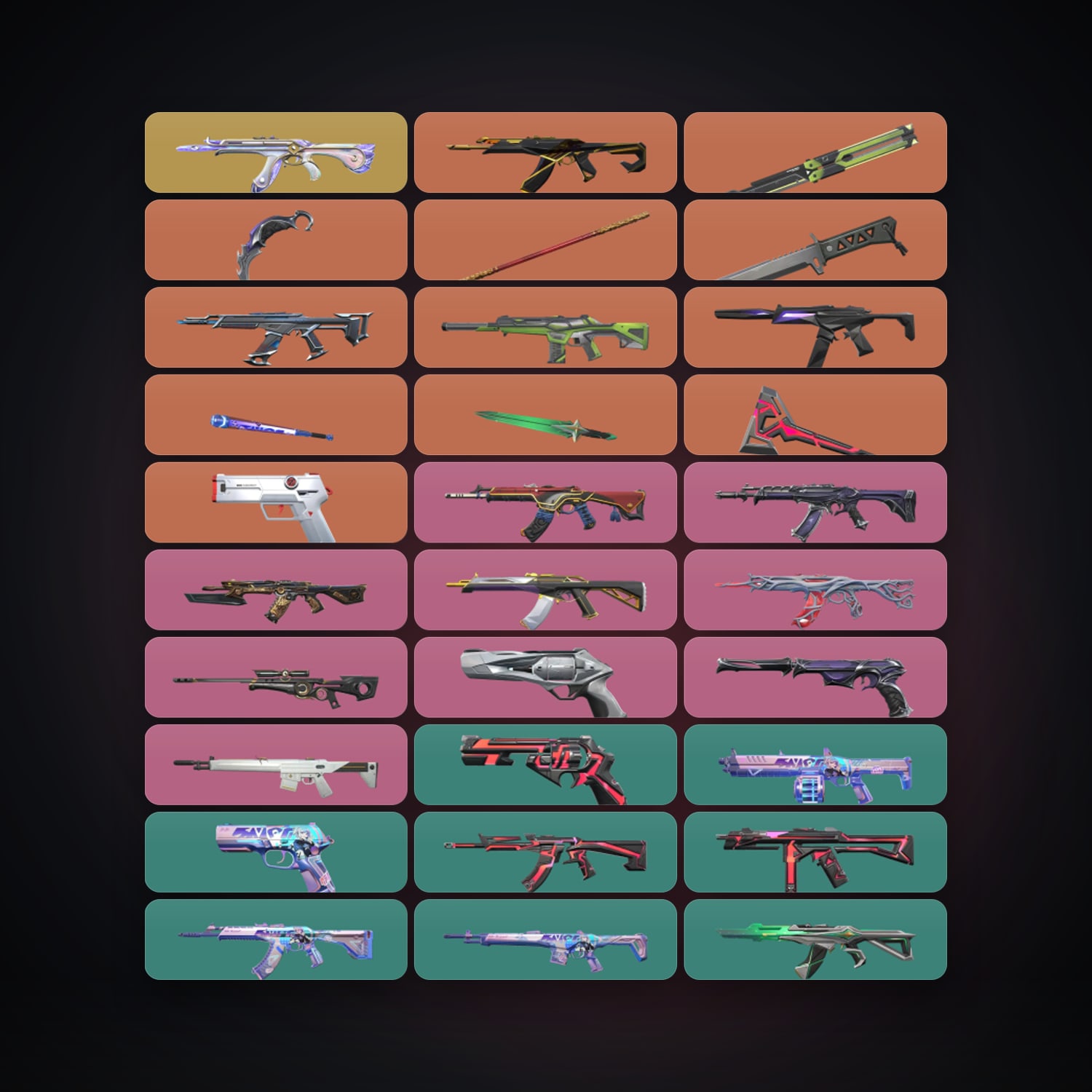 EU Diamond 2 locker — 7 knives, 74 skins, lvl 251 — HabibiAccounts