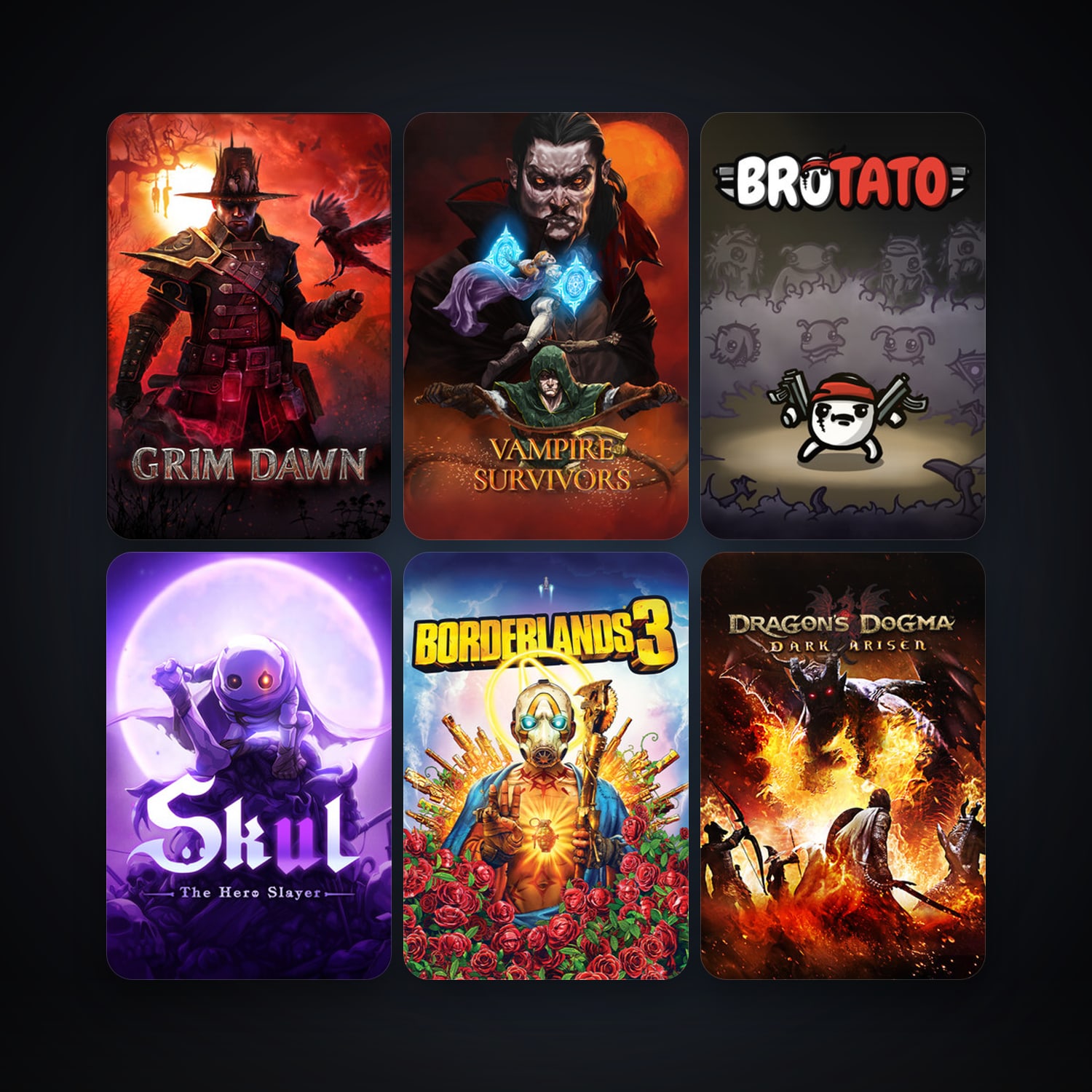 Grim Dawn + Dragon's Dogma: Dark Arisen, 21 games, clean — HabibiAccounts