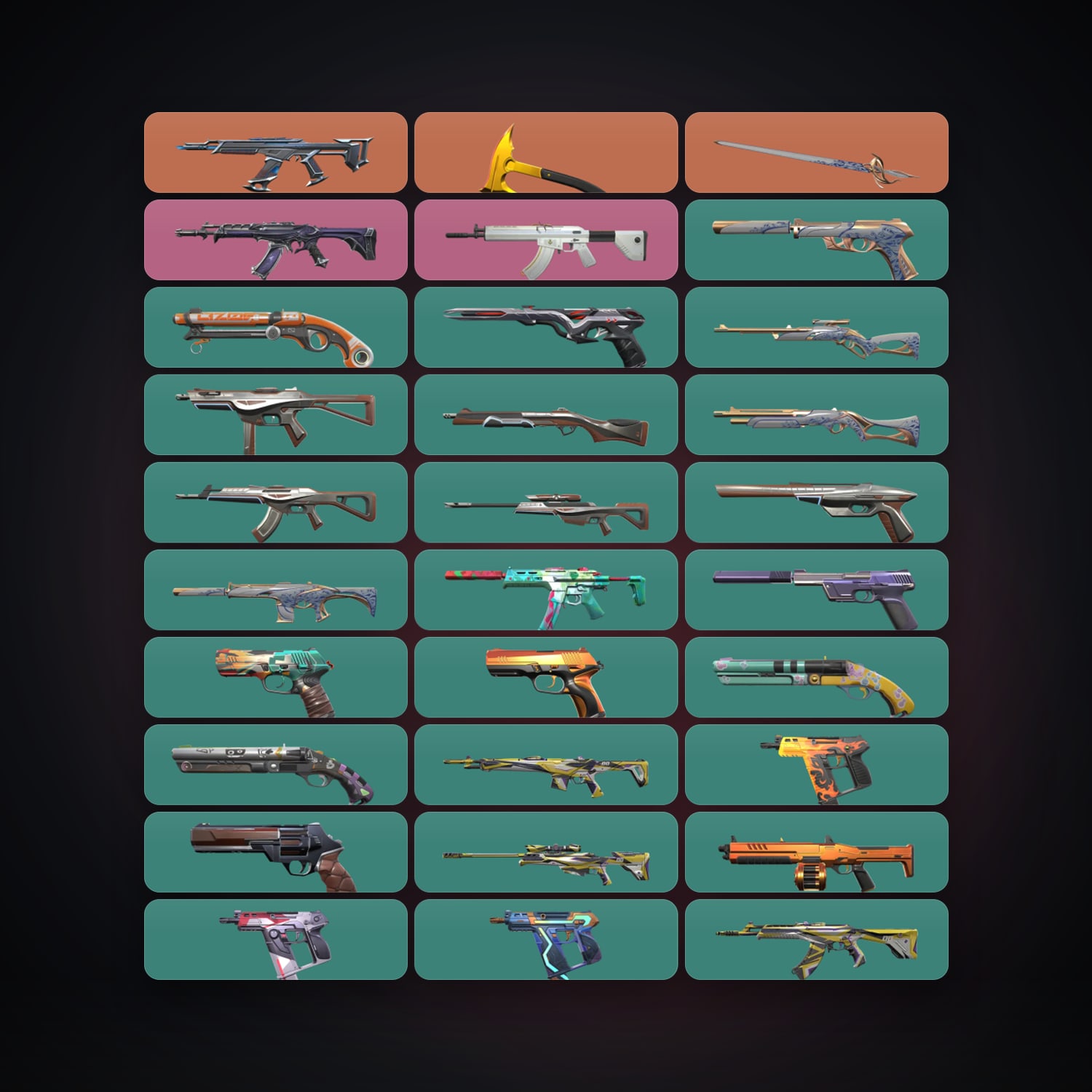 NA Plat 1 locker — 2 knives, 43 skins, lvl 246 — HabibiAccounts