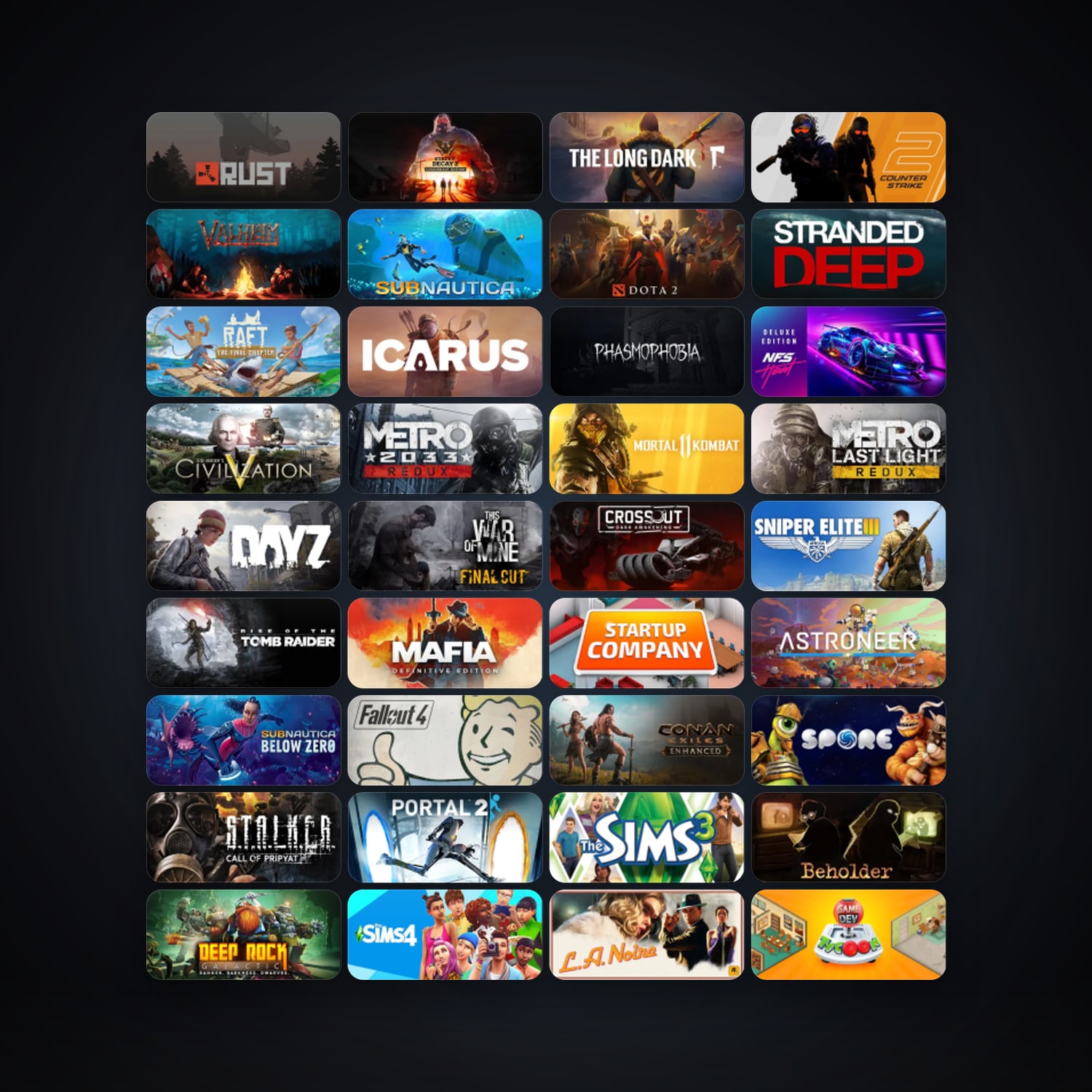 Steam 260 games, Steam 20, clean — HabibiAccounts