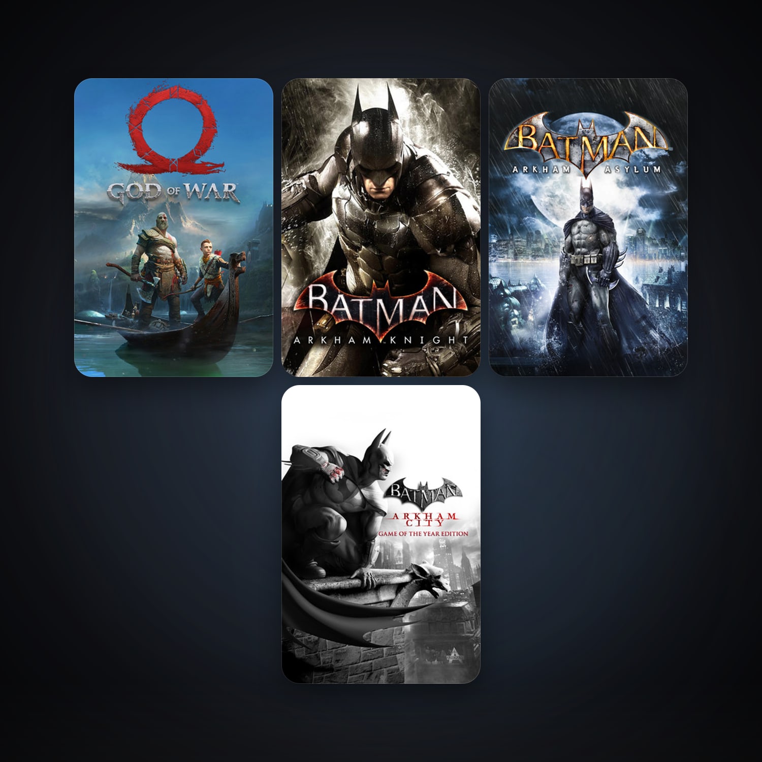 Free CS2 (No Prime) + Batman: Arkham Asylum Game of the Year Edition, 7 games, clean — HabibiAccounts