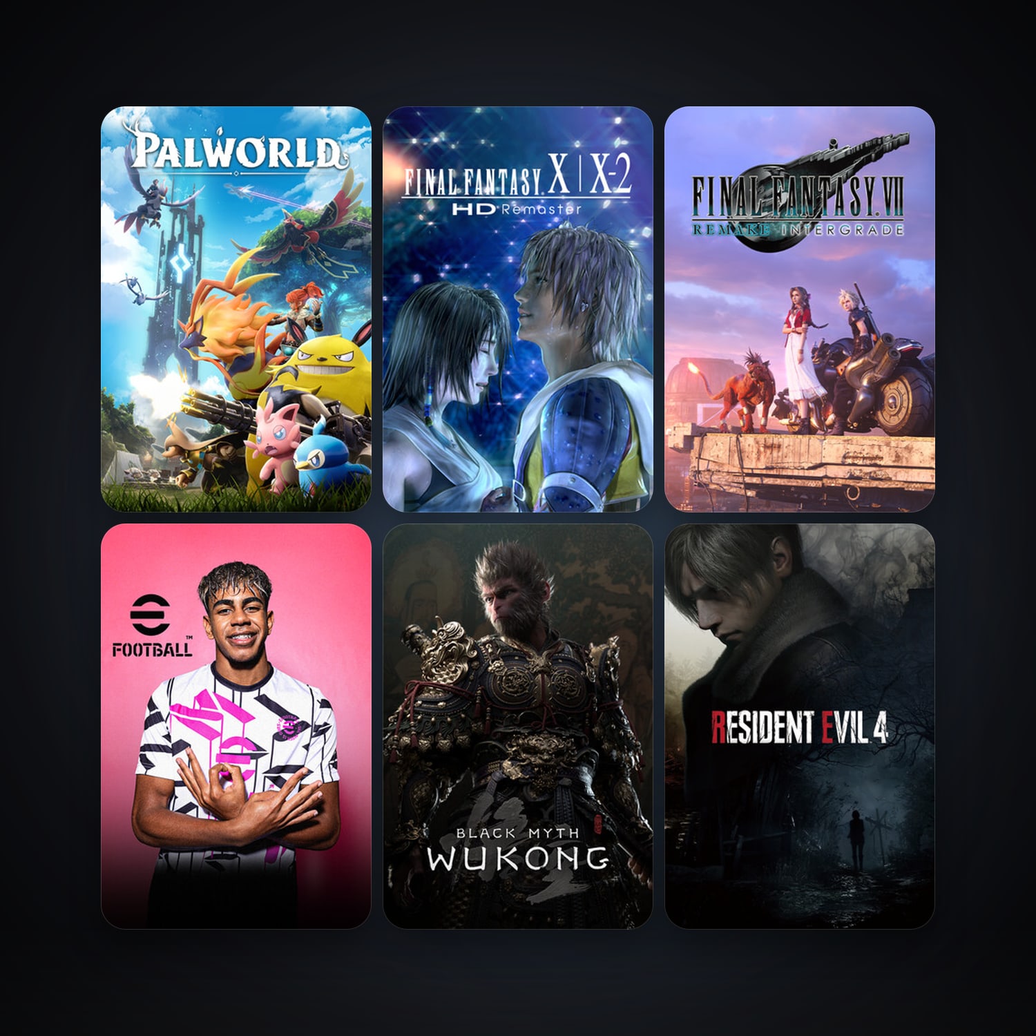 resident evil 4 (2005) + FINAL FANTASY X/X-2 HD Remaster, 12 games, clean — HabibiAccounts