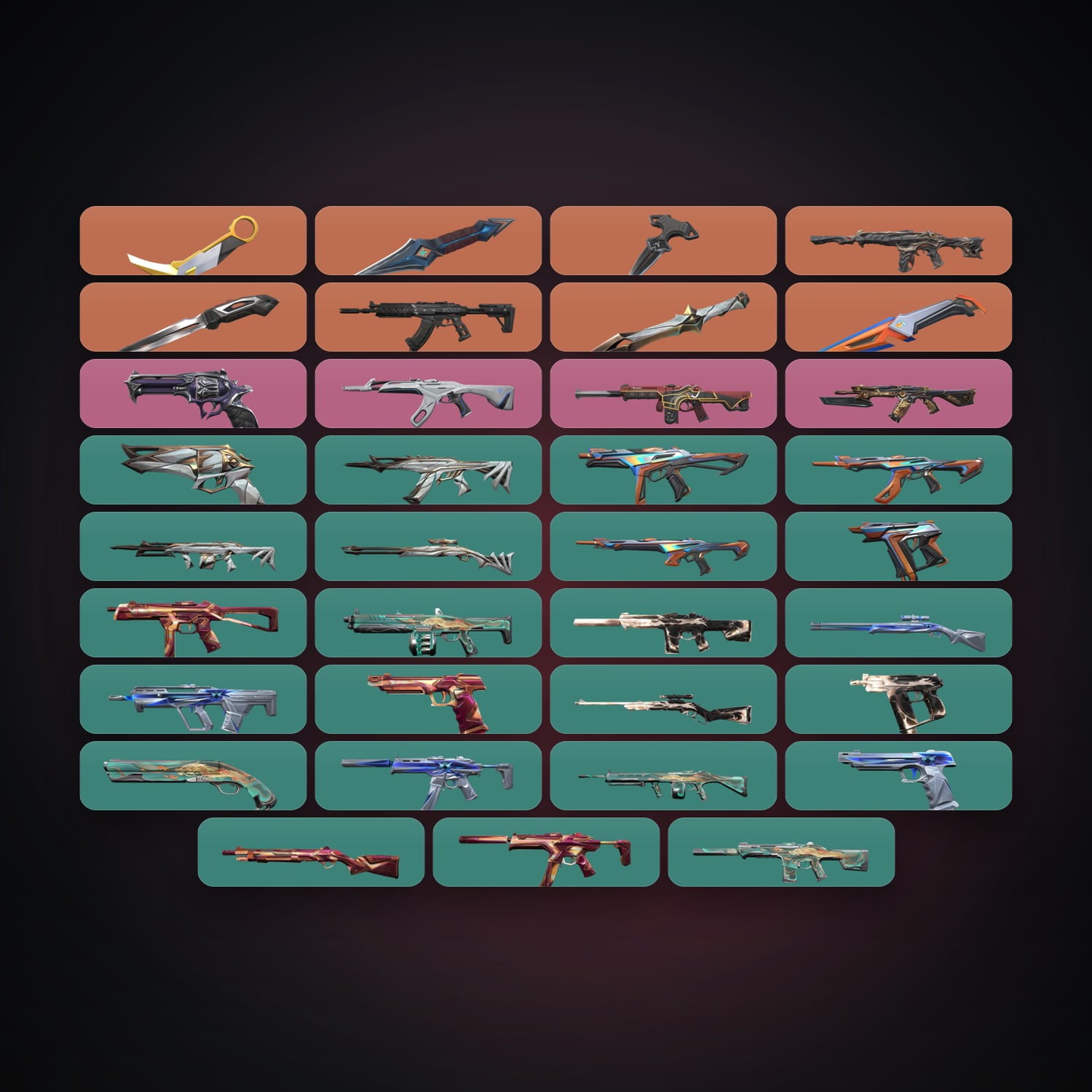 EU Silver 1 locker — 6 knives, 36 skins, lvl 85 — HabibiAccounts