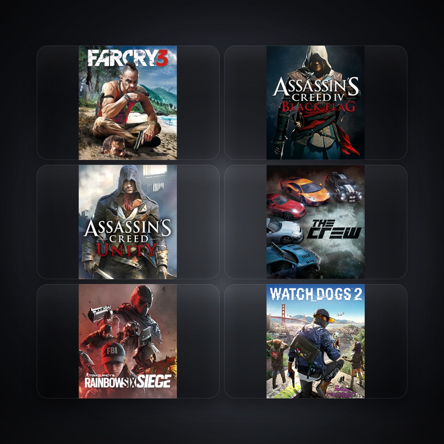 Ubisoft Far Cry 3 Deluxe Edition + Assassin’s Creed IV Black Flag — FR — 13 games — HabibiAccounts