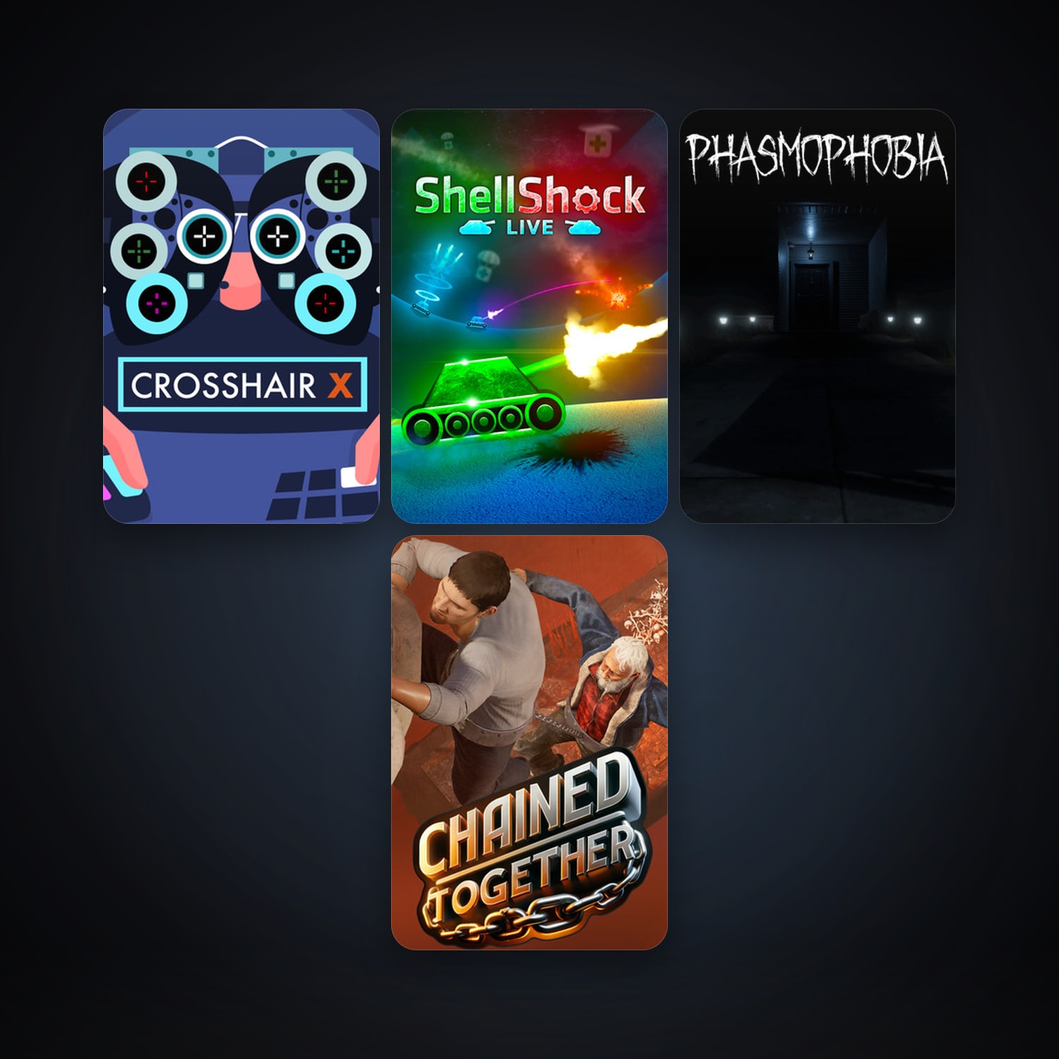 ShellShock Live + Phasmophobia, 6 games, clean — HabibiAccounts