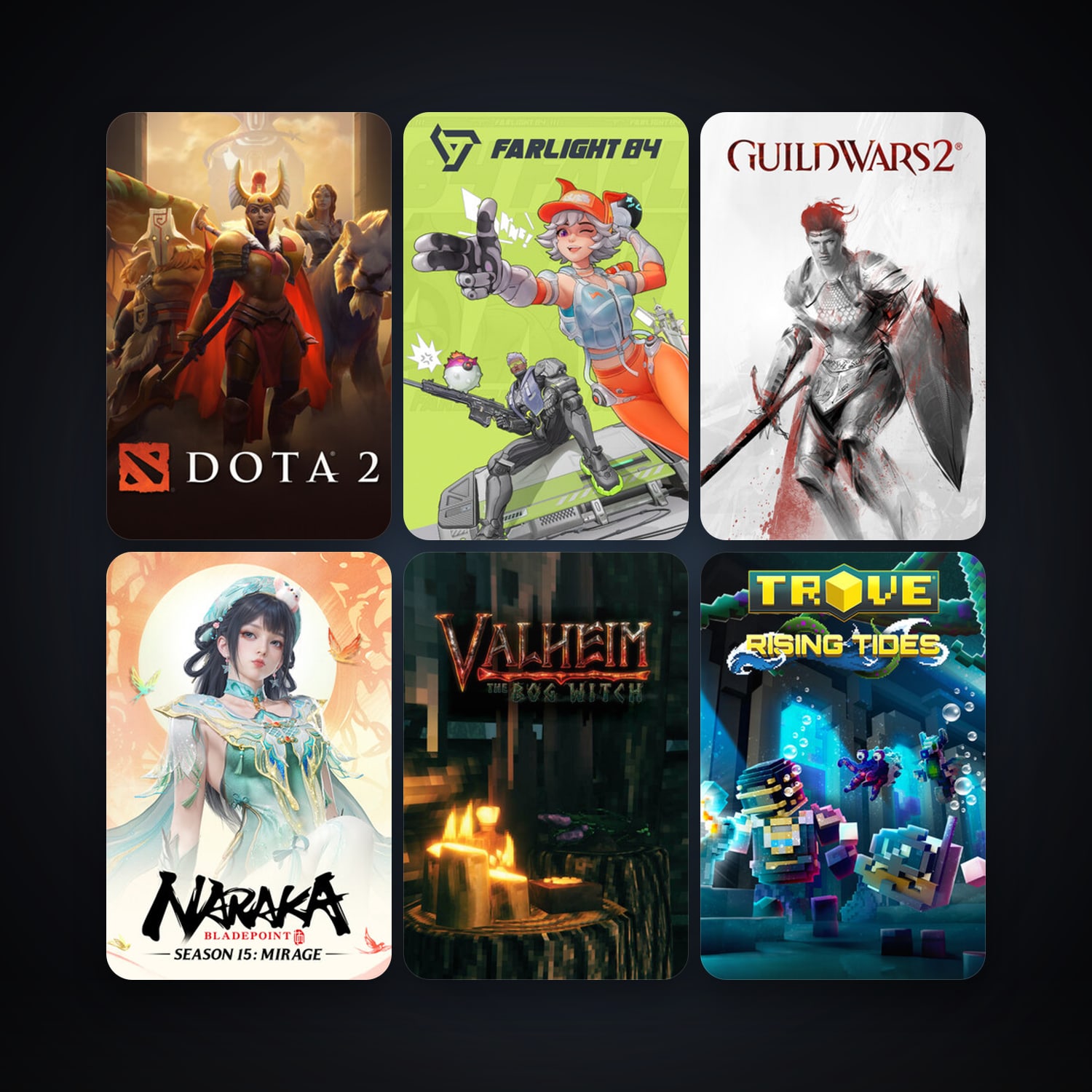 Dota 2 + Trove, 9 games, clean — HabibiAccounts