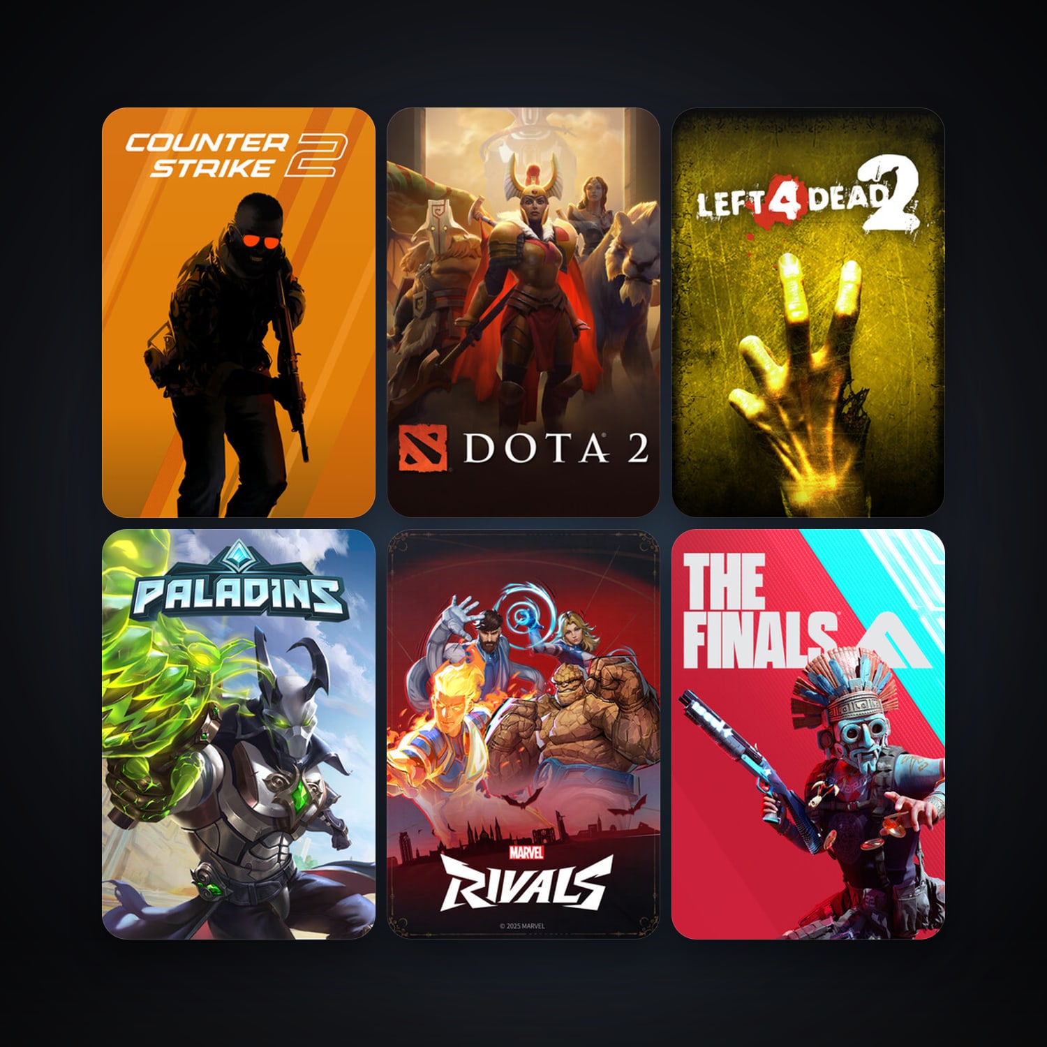 Left 4 Dead 2 + Dota 2, 44 games, Steam 10, clean — HabibiAccounts