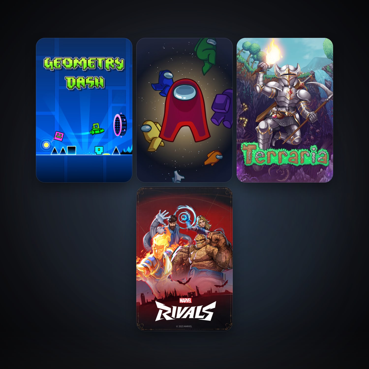 Terraria + Geometry Dash, 10 games, clean — HabibiAccounts