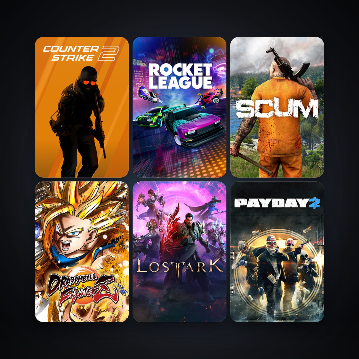 CS2 Prime + PAYDAY 2, 16 games, clean — HabibiAccounts