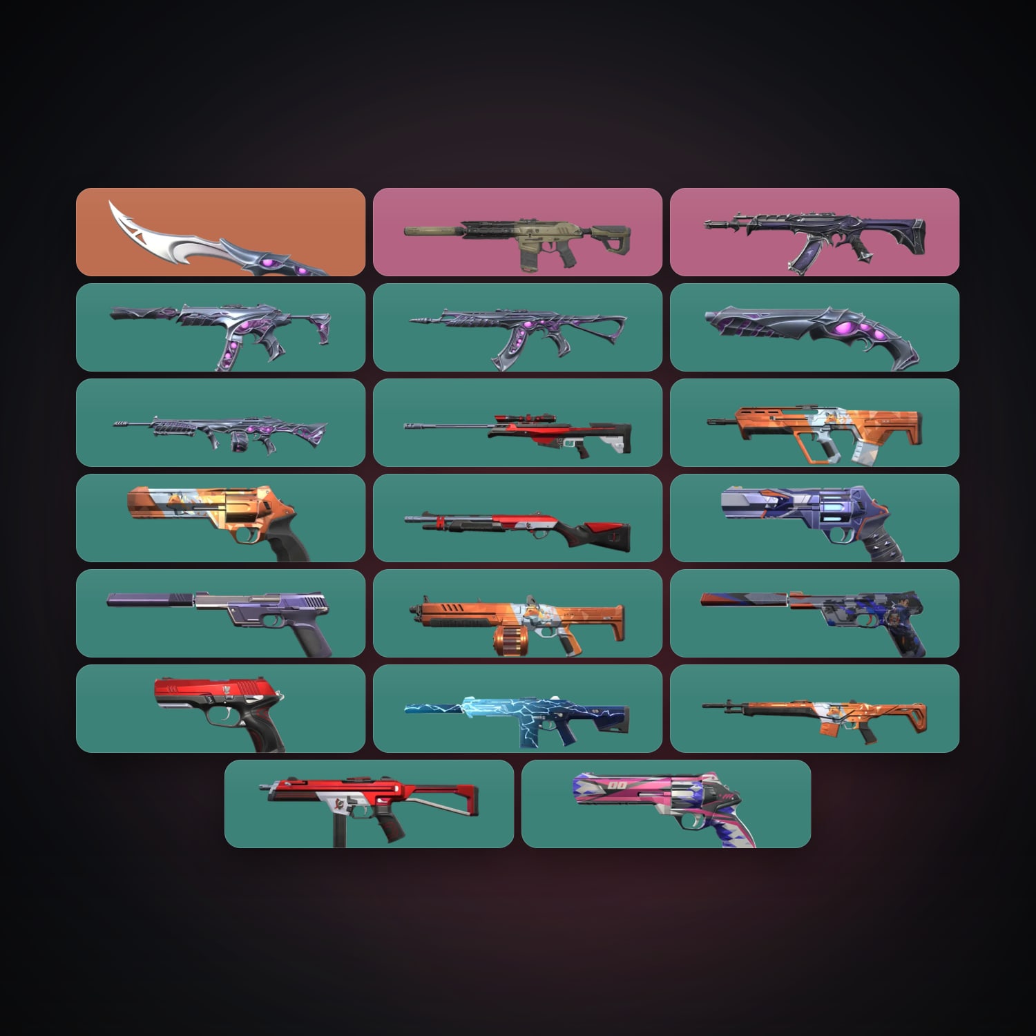 EU Plat 3 locker — 1 knives, 22 skins, lvl 100 — HabibiAccounts