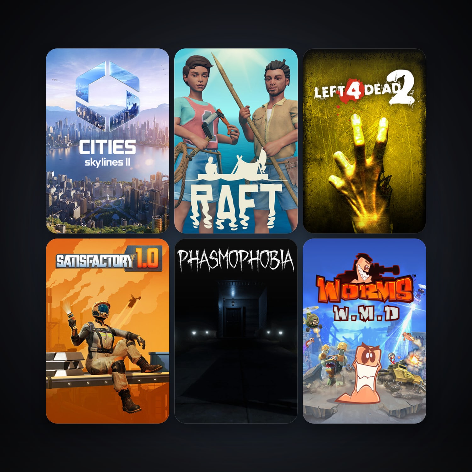 Left 4 Dead 2 + Worms W.M.D, 28 games, clean — HabibiAccounts
