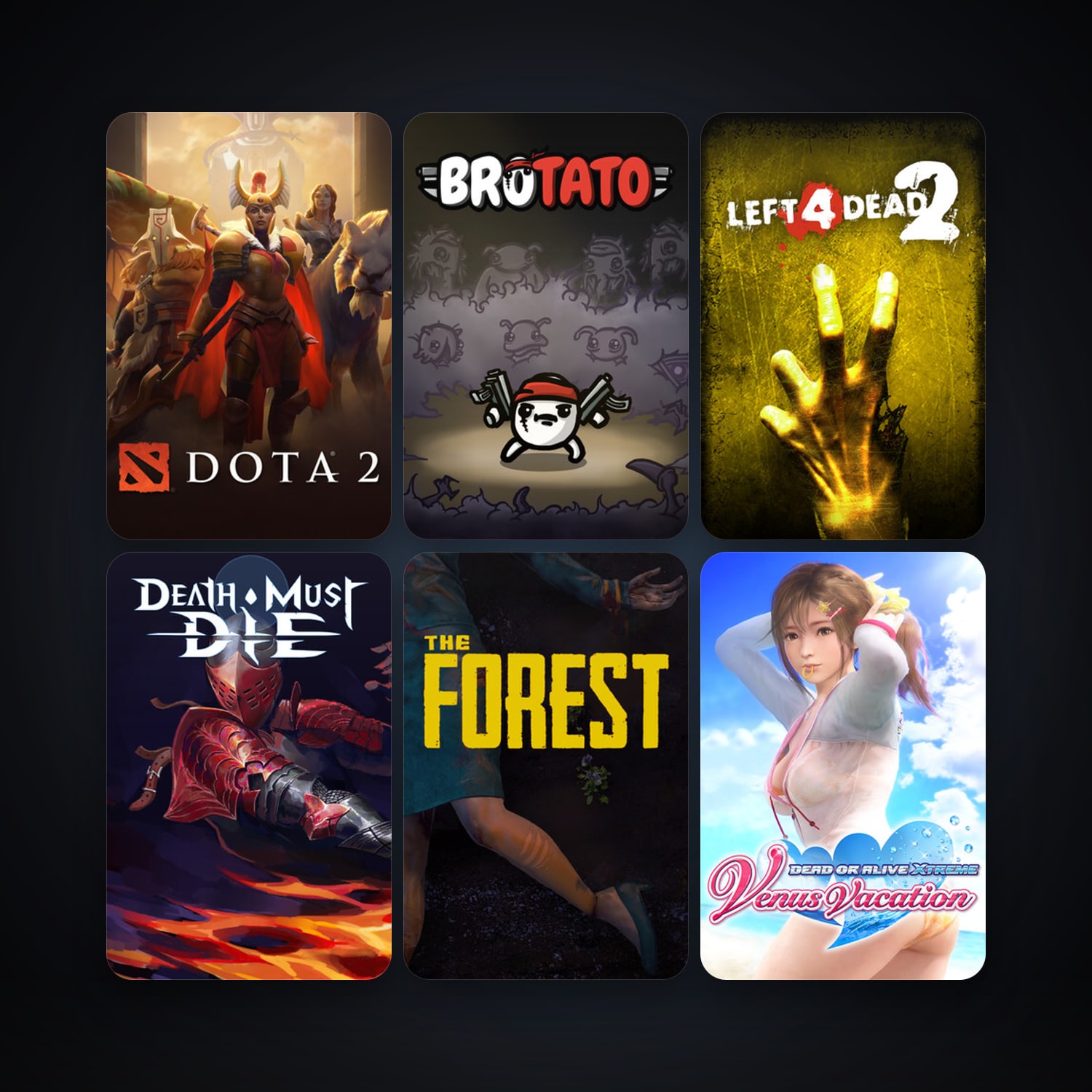 Left 4 Dead 2 + Dota 2, 58 games, clean — HabibiAccounts