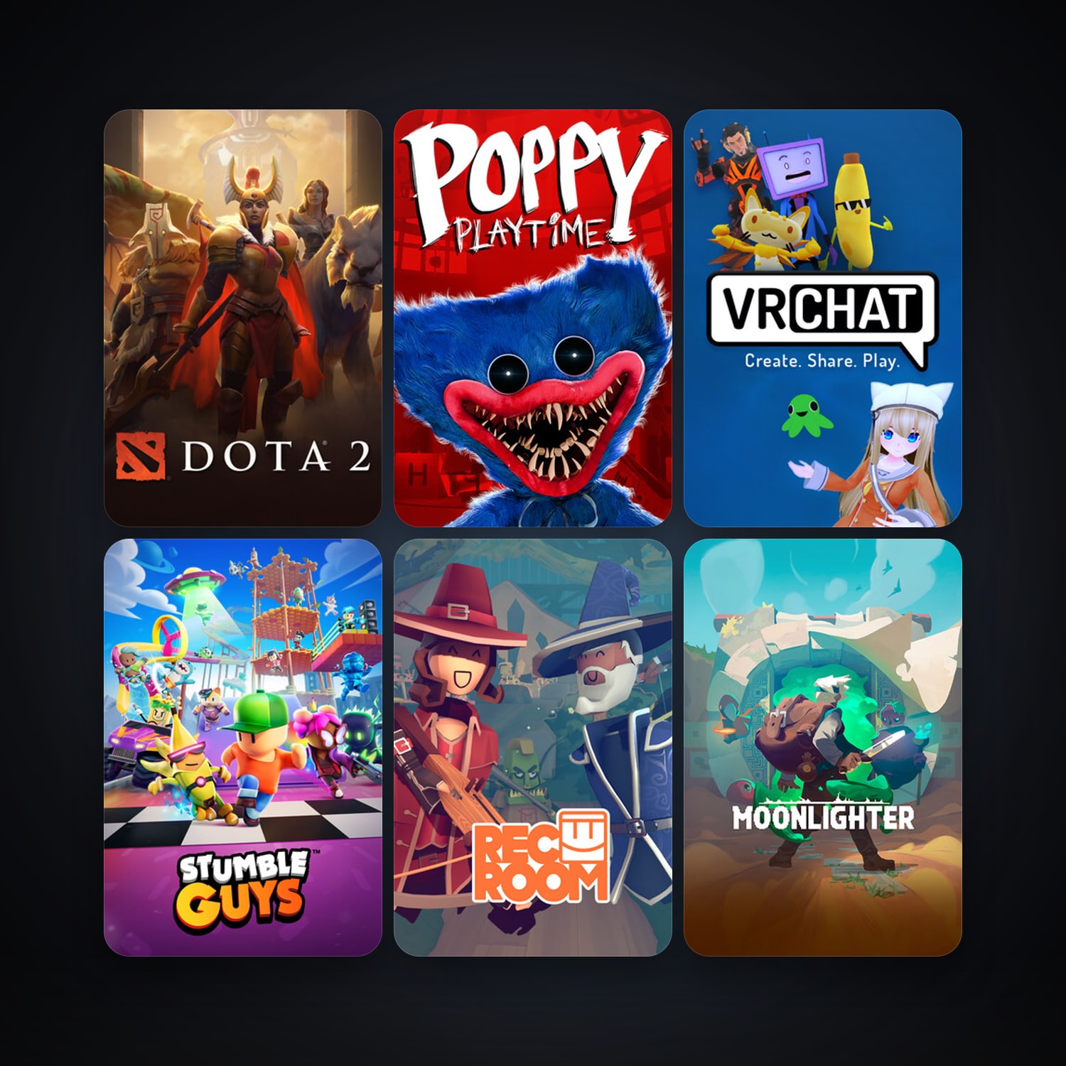 Dota 2 + VRChat, 31 games, clean — HabibiAccounts