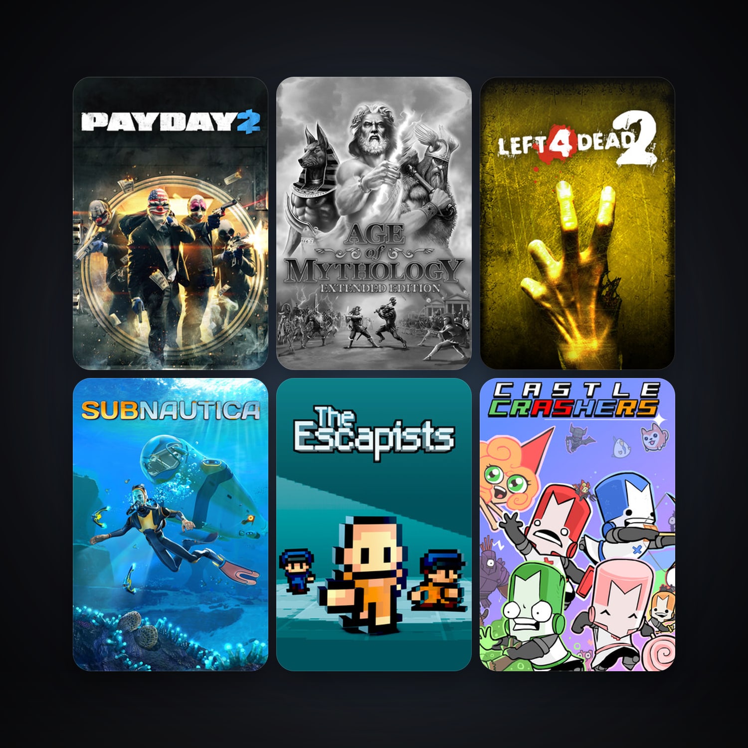Left 4 Dead 2 + Portal 2, 12 games, clean — HabibiAccounts