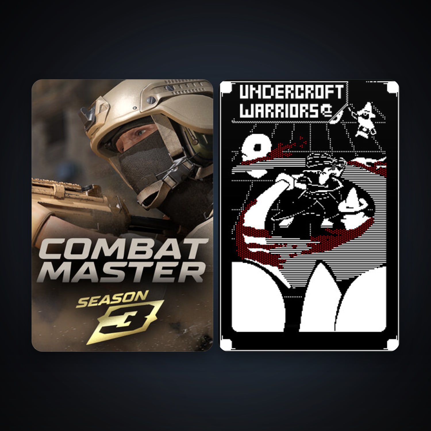 Combat Master: Season 1 + Undercroft warriors, 3 games, clean — HabibiAccounts