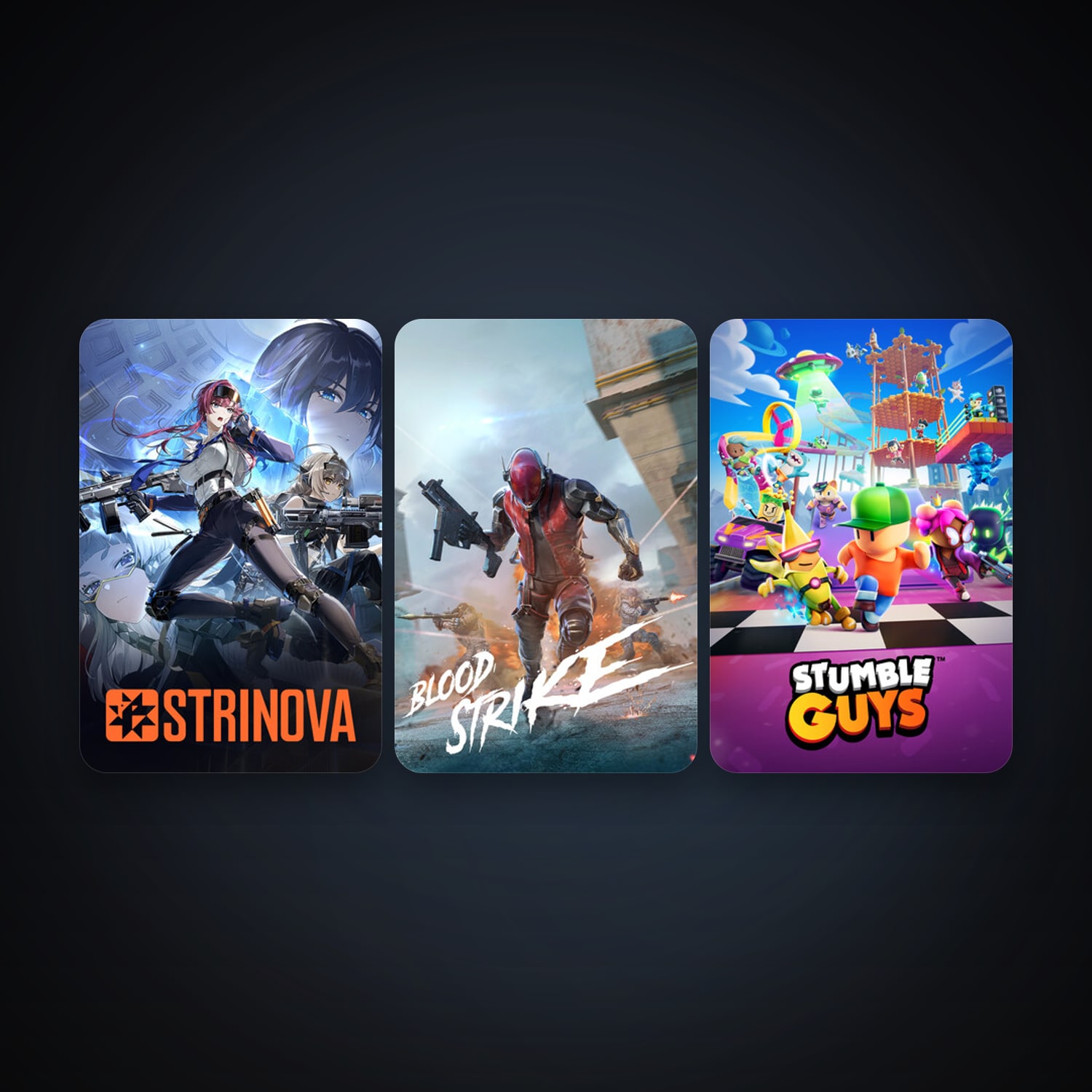 Steam account: Strinova + Stumble Guys, 4 games, clean — HabibiAccounts