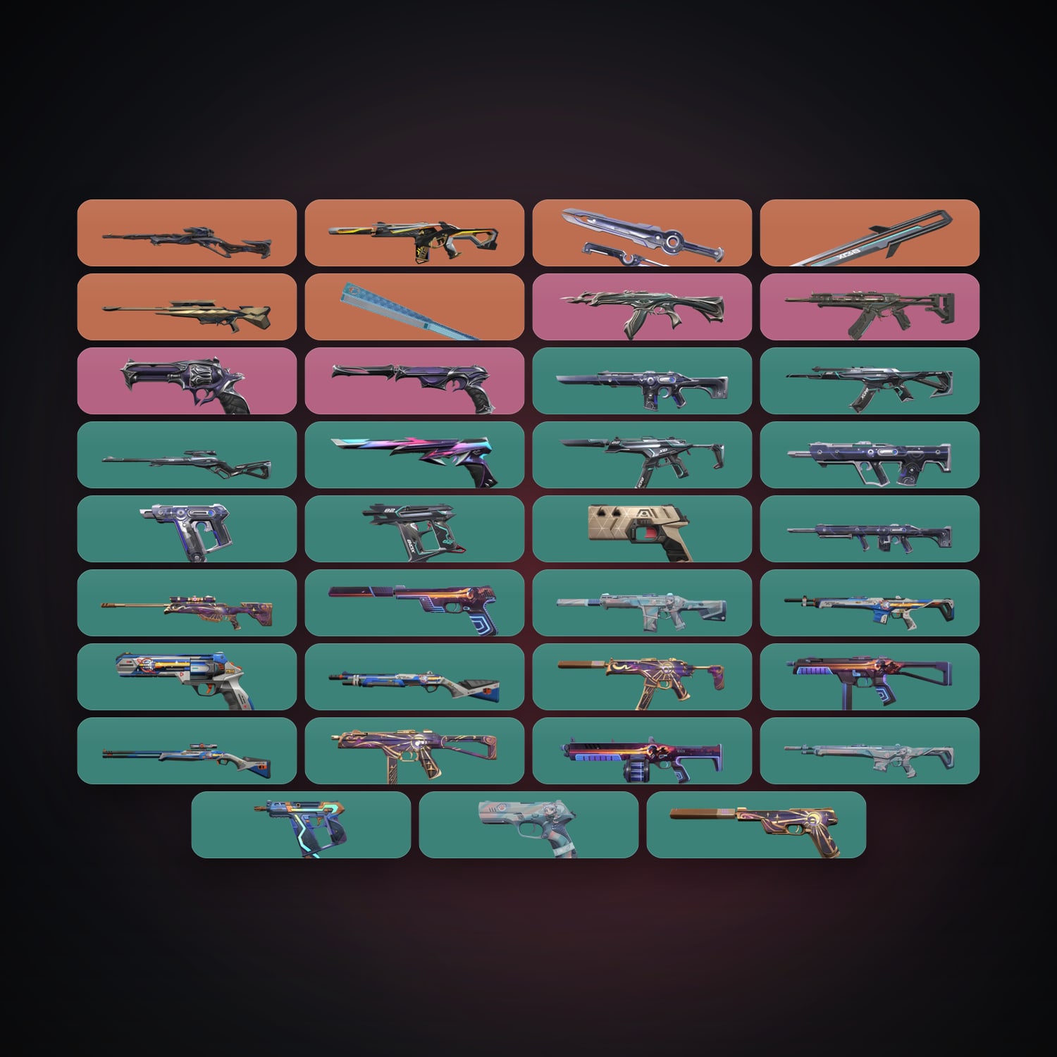 EU Plat 1 locker — 3 knives, 37 skins, lvl 170 — HabibiAccounts