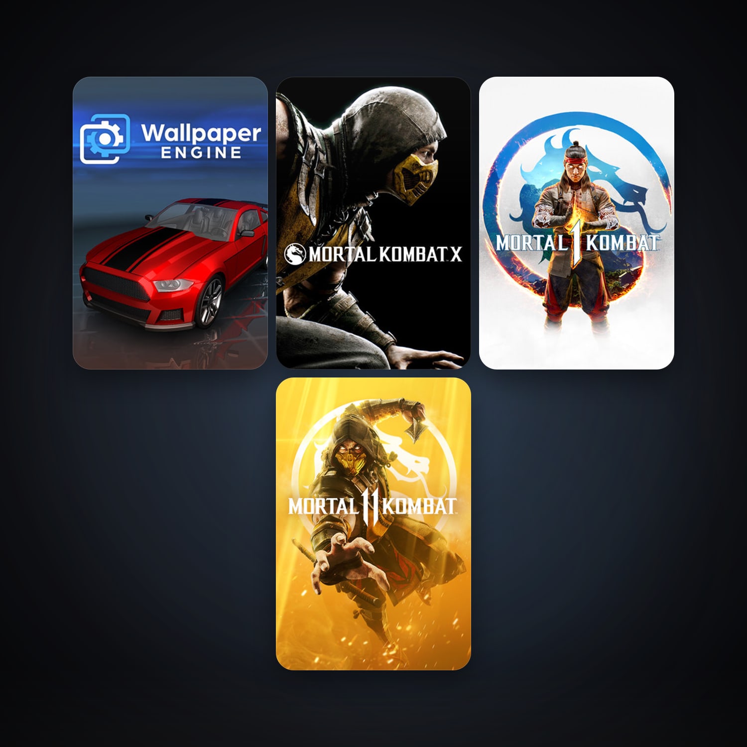Mortal Kombat X + Wallpaper Engine, 6 games, clean — HabibiAccounts