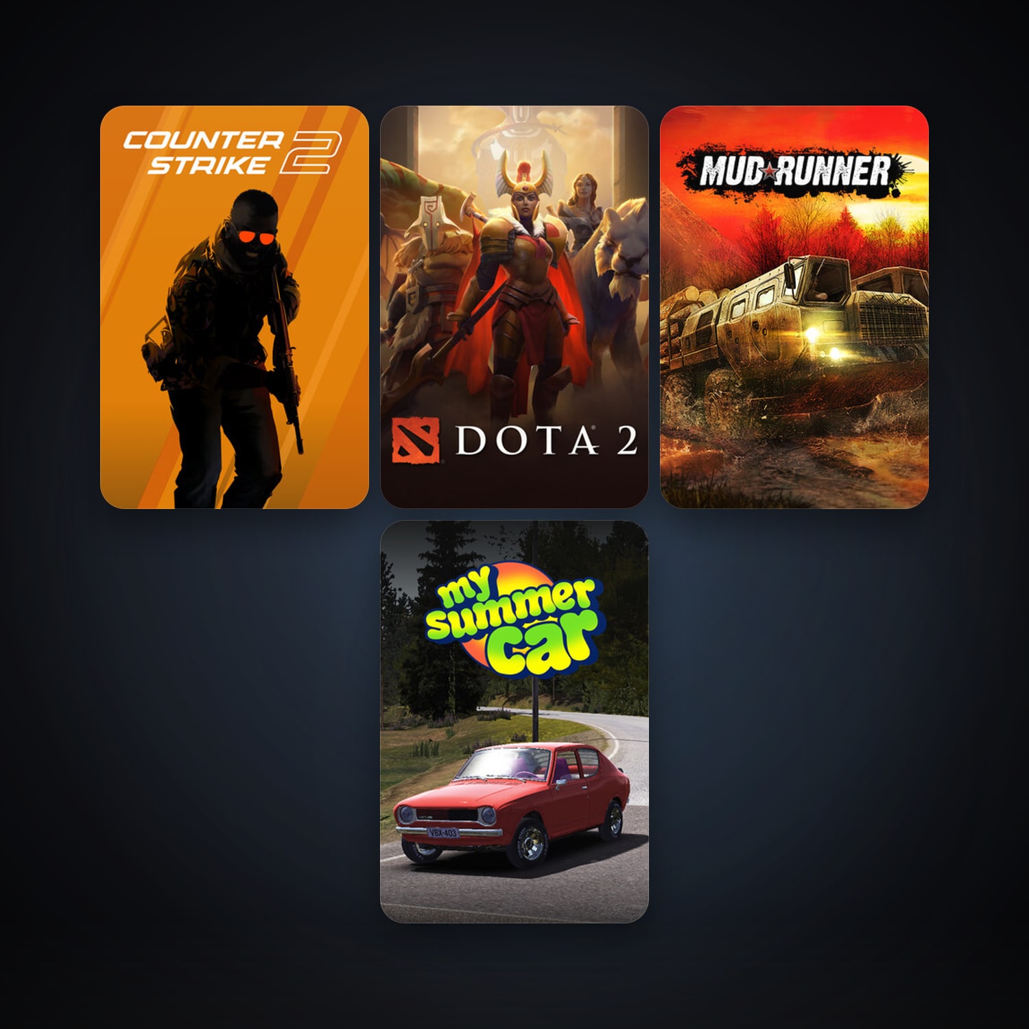 Dota 2 + CS2 Prime, 8 games, clean — HabibiAccounts
