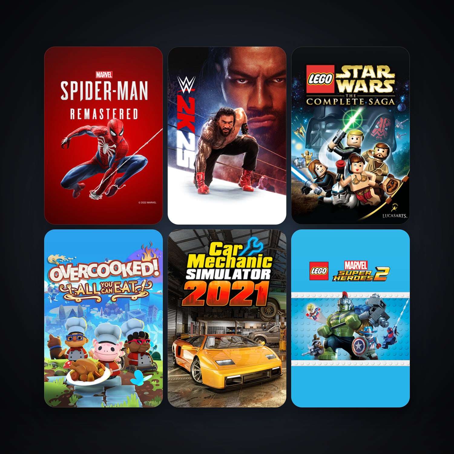 LEGO Star Wars - The Complete Saga + Cuphead, 15 games, clean — HabibiAccounts