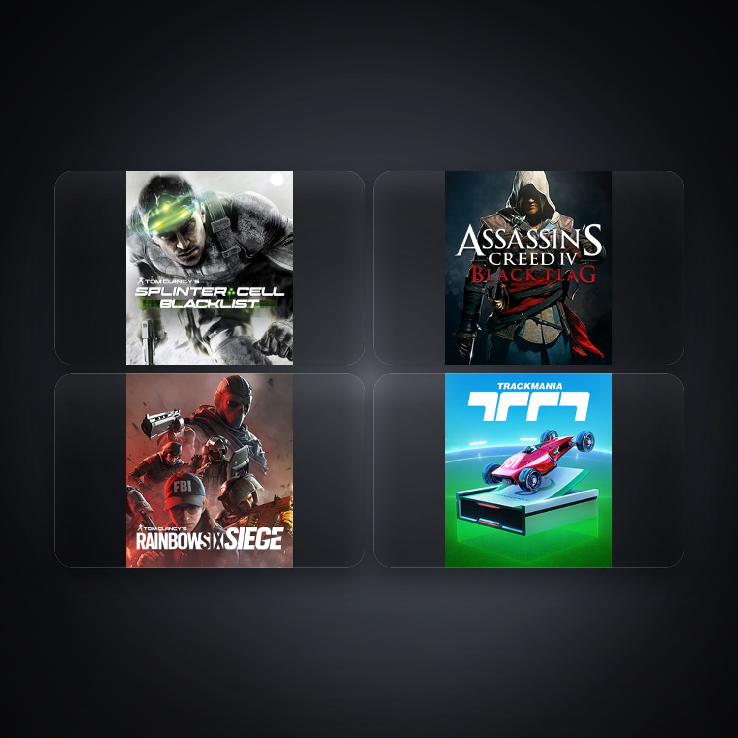 Ubisoft Tom Clancy's Splinter Cell Blacklist + Assassin’s Creed IV Black Flag — CA — 4 games — HabibiAccounts