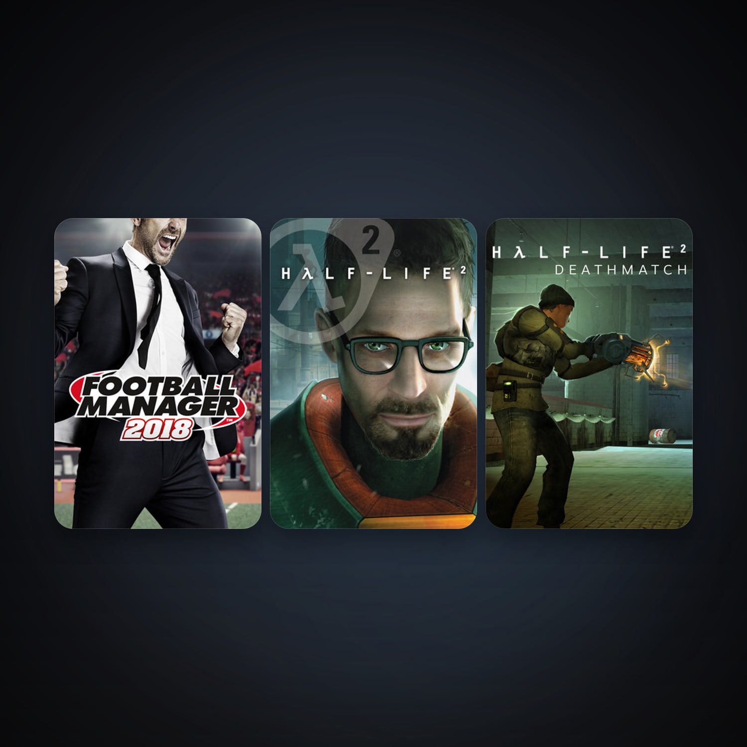 Half-Life 2 + Half-Life 2: Deathmatch, 5 games, clean — HabibiAccounts