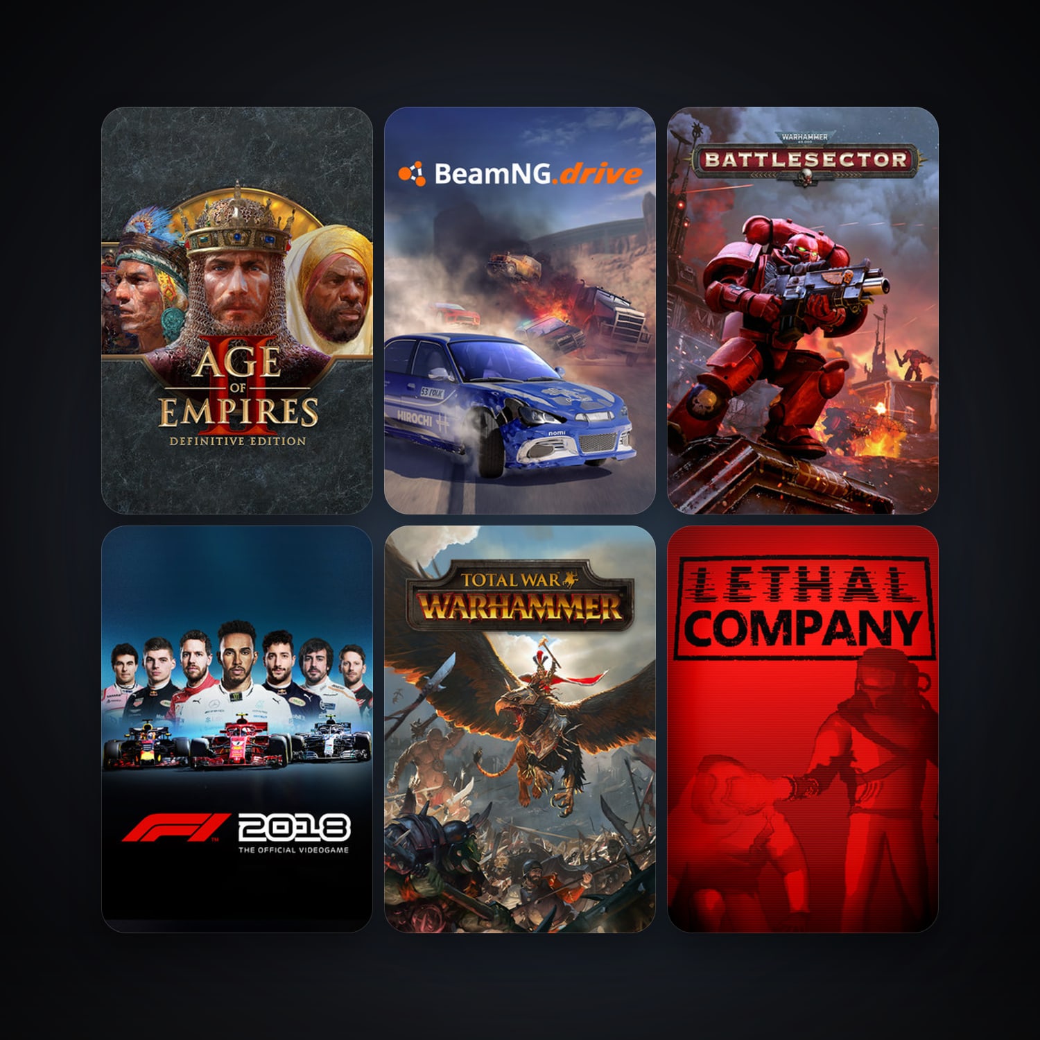 Assetto Corsa + BeamNG.drive, 18 games, clean — HabibiAccounts