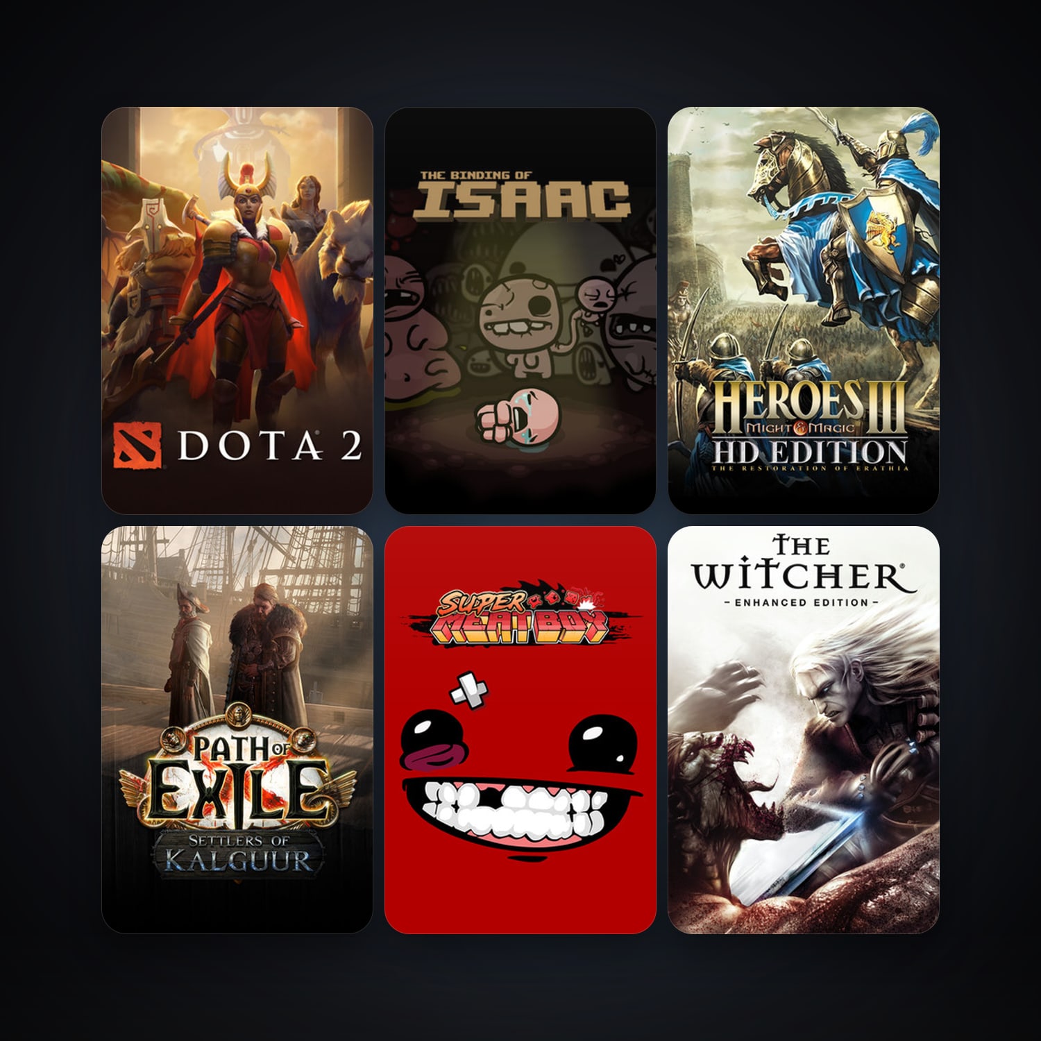 Dota 2 + The Witcher: Enhanced Edition Director's Cut, 9 games, clean — HabibiAccounts