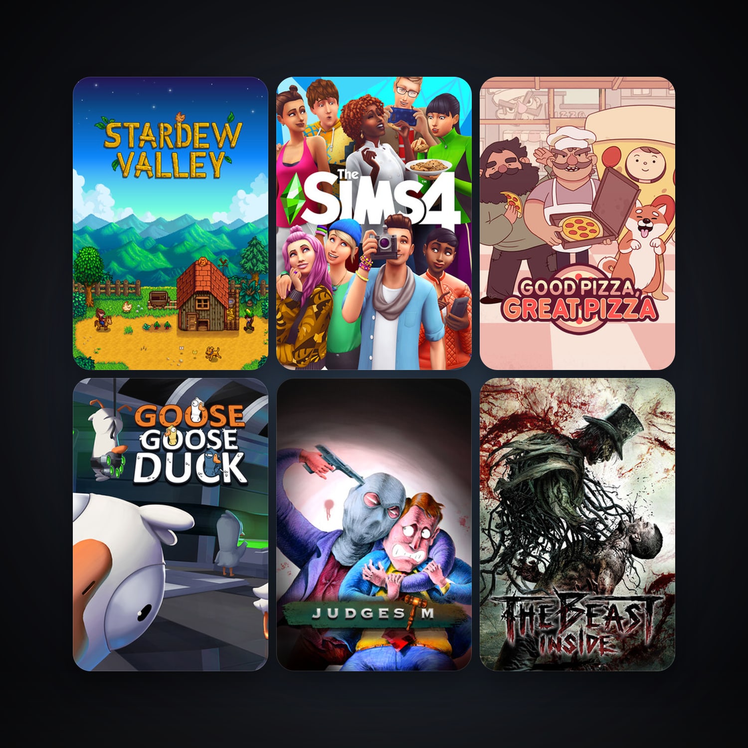 Stardew Valley + Good Pizza, Great Pizza - Cooking Simulator Game, 17 games, clean — HabibiAccounts