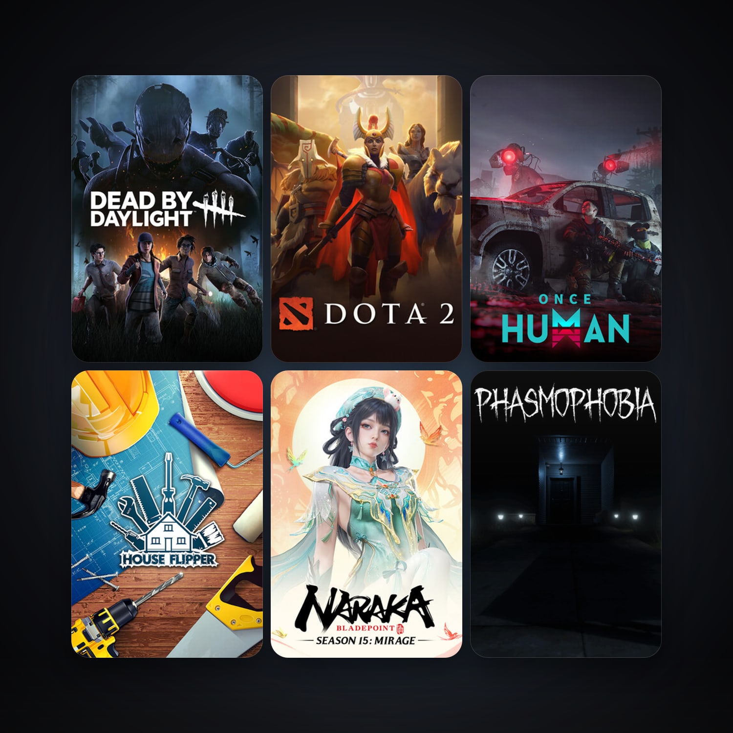 Dota 2 + Dead by Daylight, 19 games, clean — HabibiAccounts