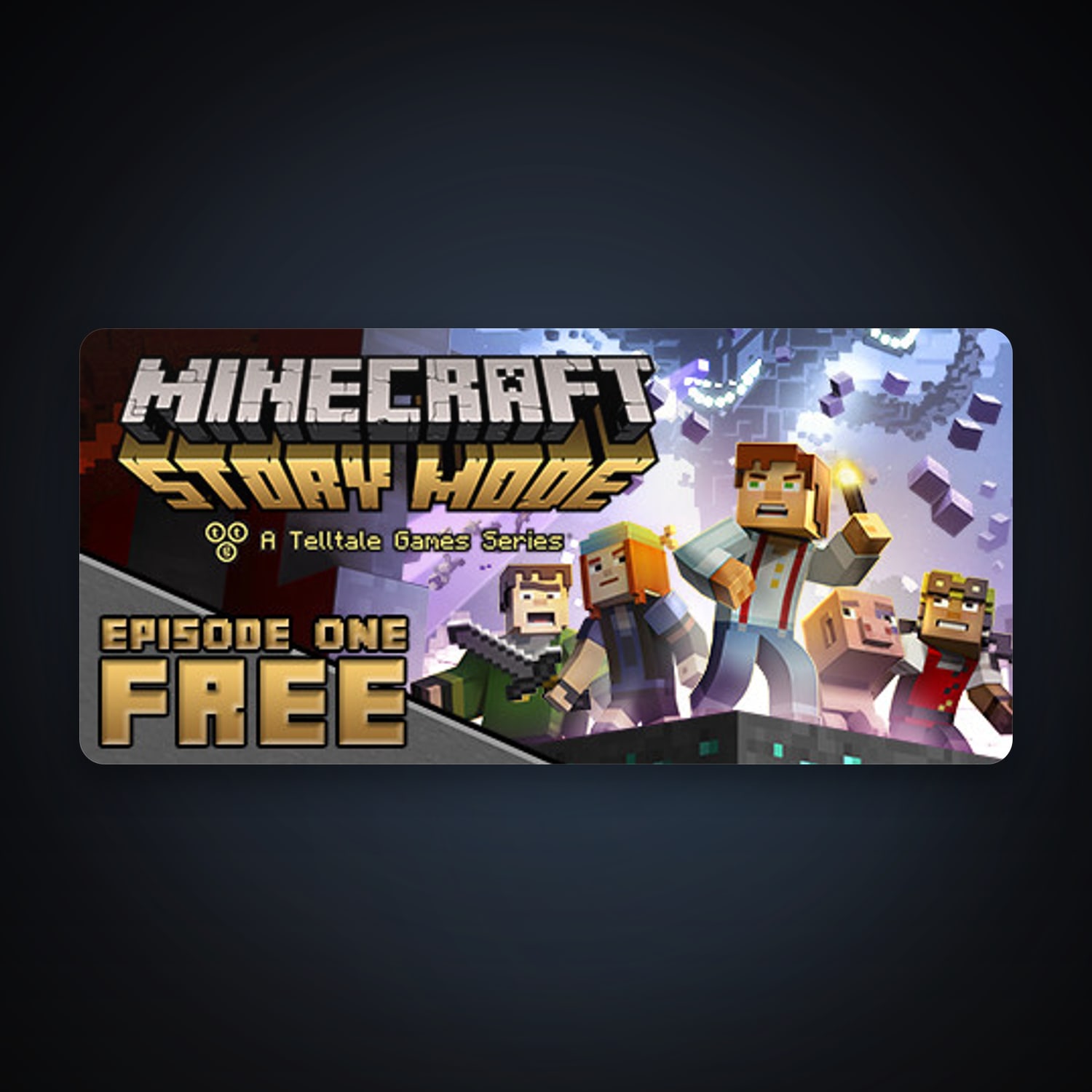 Minecraft: Story Mode - A Telltale Games Series, 1 games, clean — HabibiAccounts